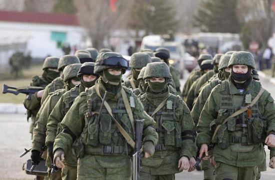 资料图：乌克兰军队在东南部展开“反恐行动”。