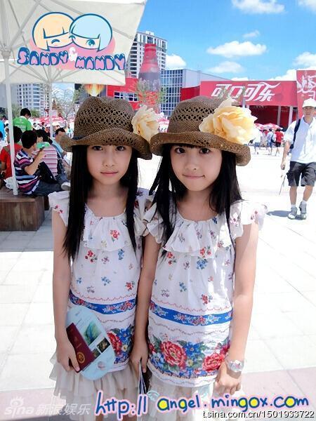 台湾超萌美女双胞胎sandy和mandy长大啦！,台湾超萌美女双胞胎sandy和mandy长大啦！