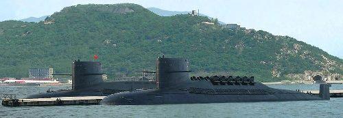 资料图：中国海军094战略核潜艇。