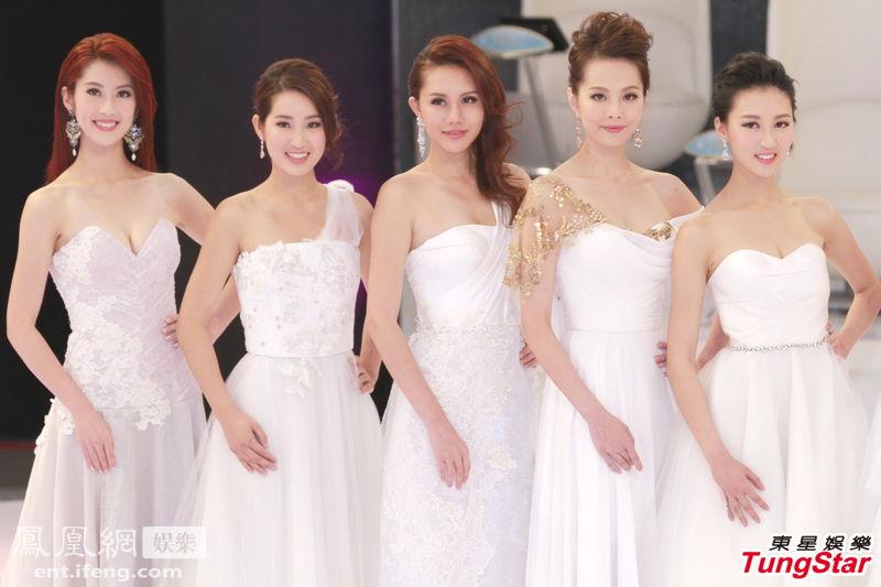 2014香港小姐十强出炉 白裙优雅,2014香港小姐十强出炉 白裙优雅
