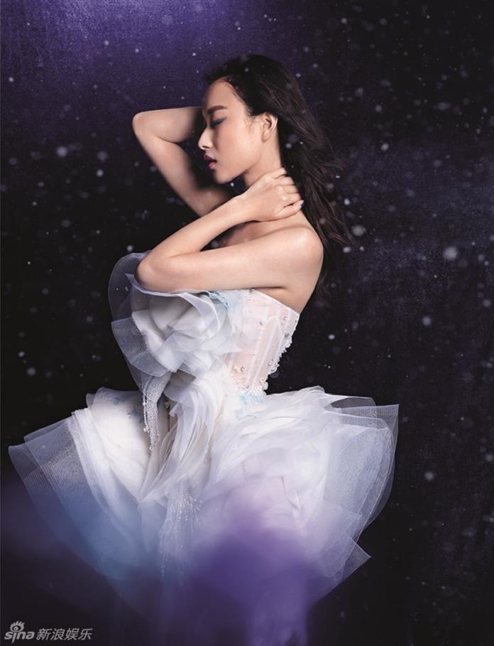 倪妮登杂志封面 可爱女人演绎冬日浪漫,倪妮最新写真