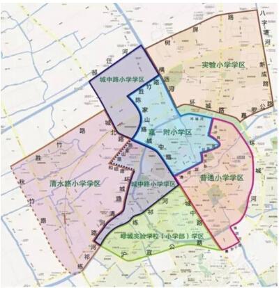 上海嘉定区2015年拟调整5所小学的学区范围