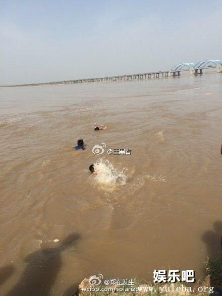 洛阳大学生黄河边救落水儿童 自己被水冲走(图)