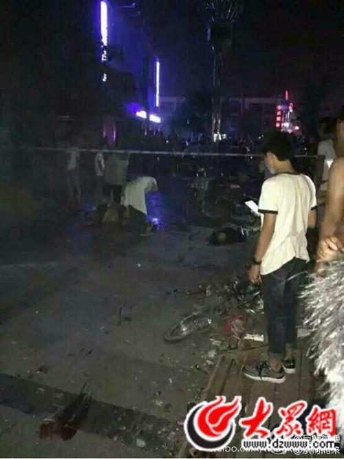 山东单县爆炸案致3死24伤 疑犯在爆炸中死亡(图)
