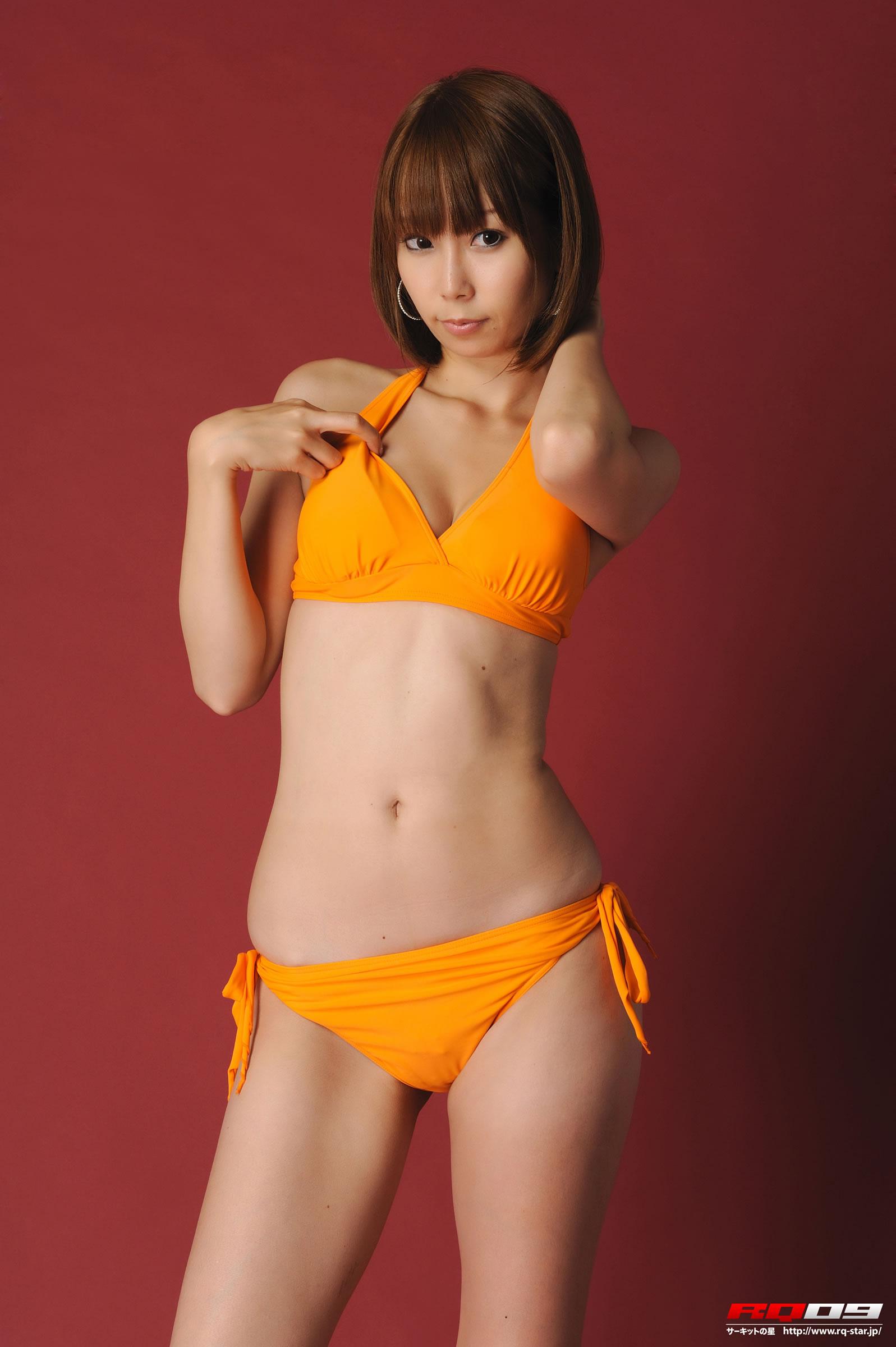 [RQ-STAR写真]NO.00208 徳永末遊（德永末游，Miyu Tokunaga）橙色比基尼泳装性感私房写真集,
