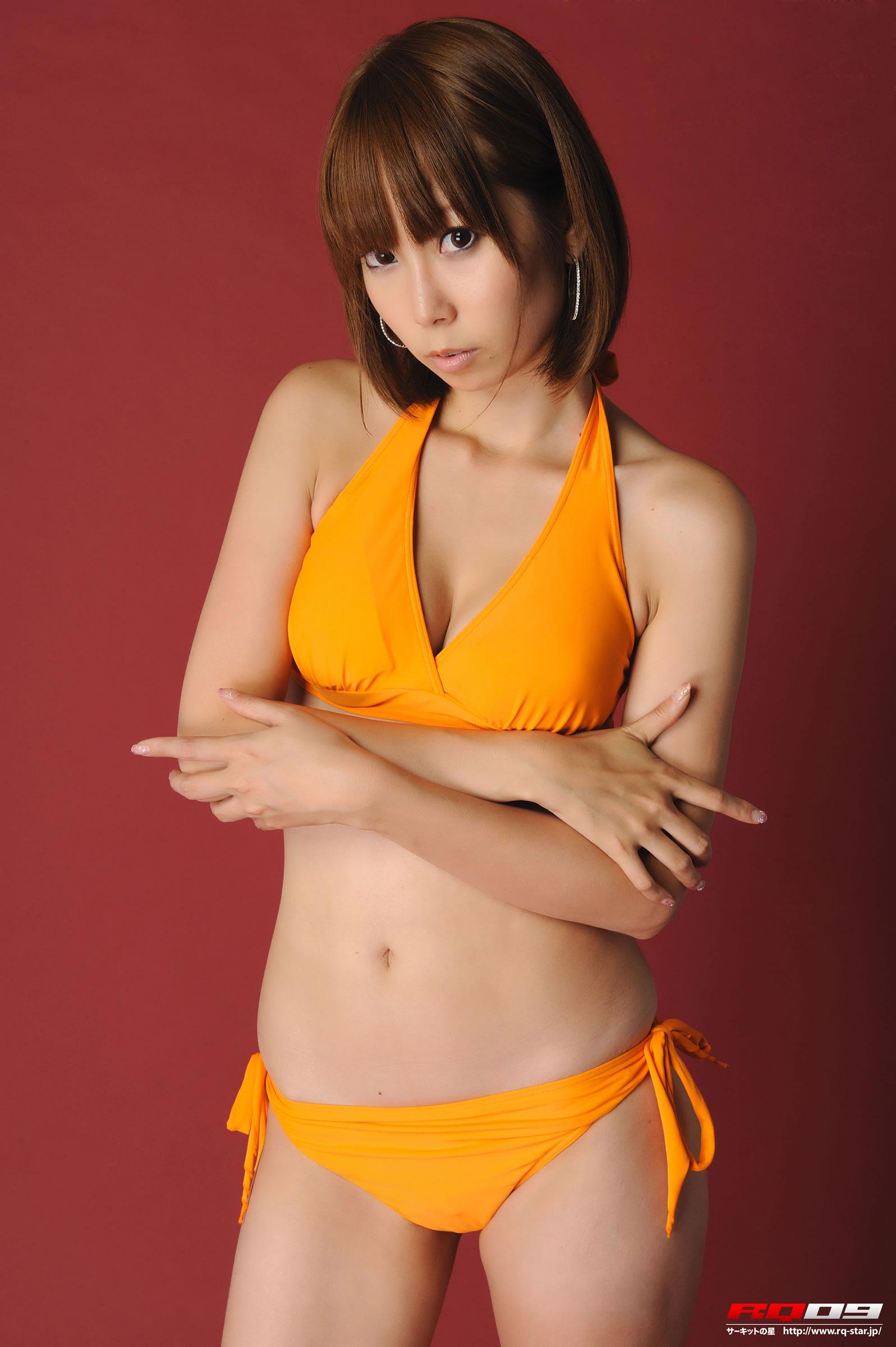 [RQ-STAR写真]NO.00208 徳永末遊（德永末游，Miyu Tokunaga）橙色比基尼泳装性感私房写真集,