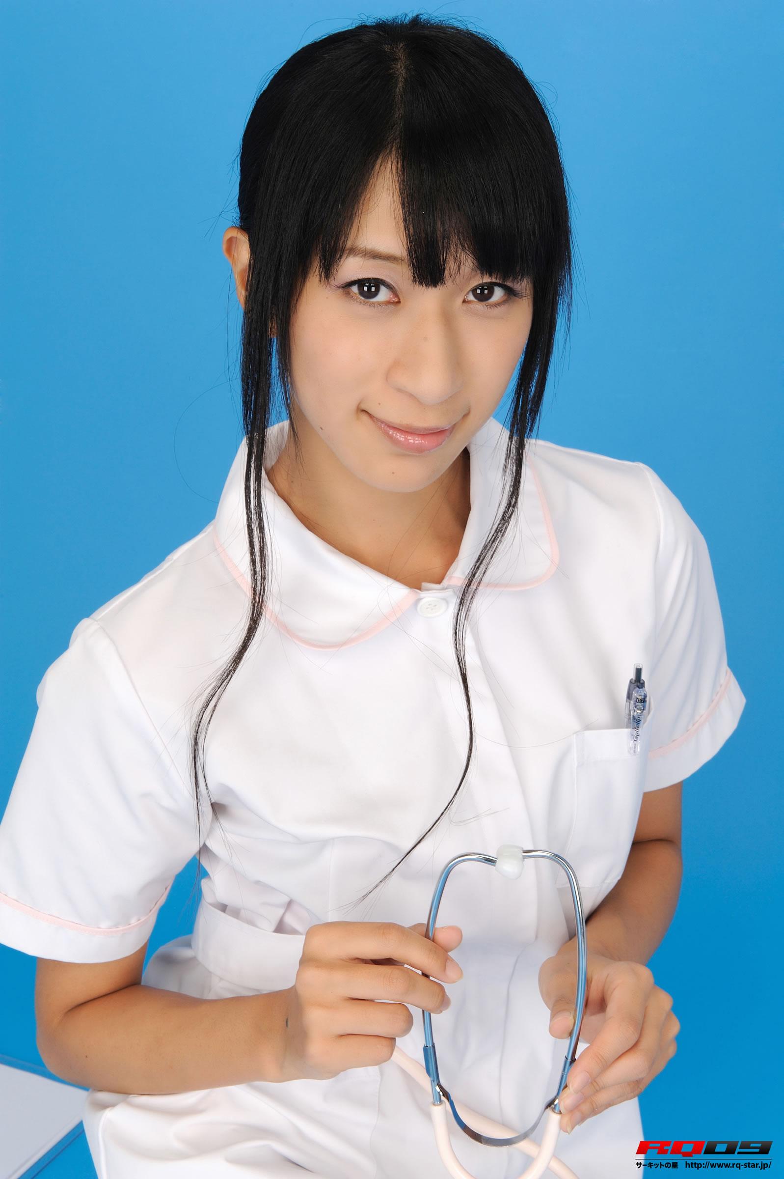 [RQ-STAR写真]NO.00216 よしのひろこ（Hiroko Yoshino）白色性感女护士制服私房写真集,