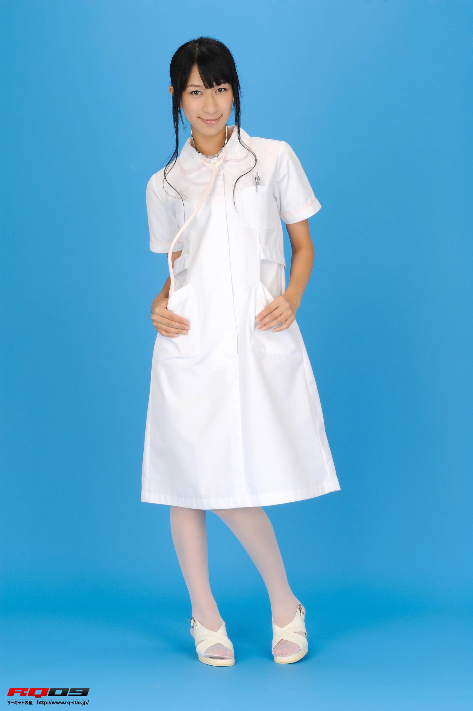 [RQ-STAR写真]NO.00216 よしのひろこ（Hiroko Yoshino）白色性感女护士制服私房写真集,