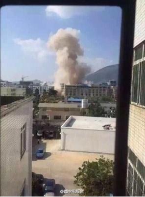 广西柳城县医院车站等13处发生连环爆炸
