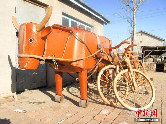 吉林农民成木器发明家 曾研制“木牛流马” 获专利