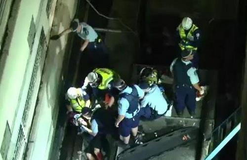 悉尼唐人街一名男子从4楼坠落幸存 警方调查原因
