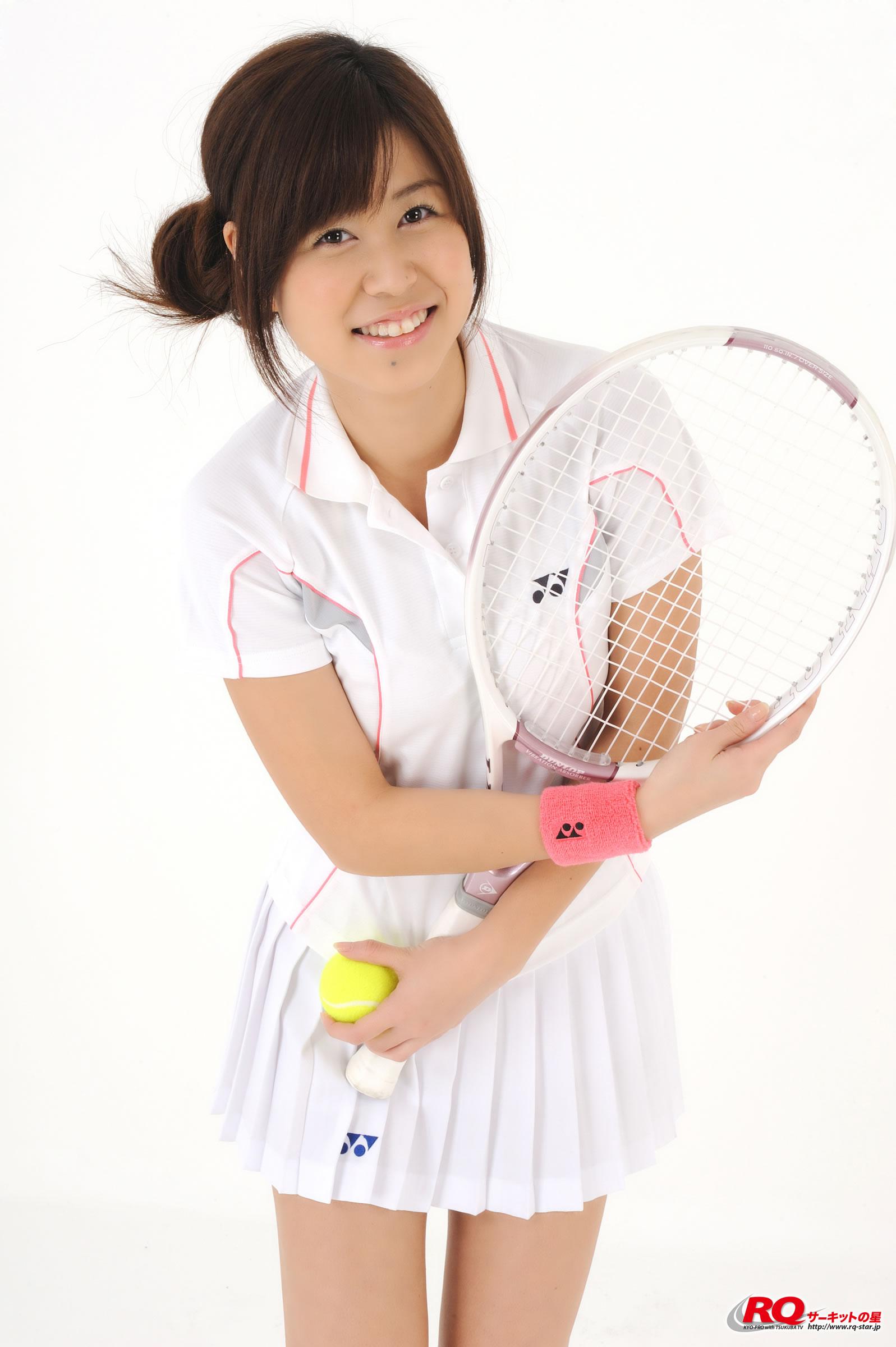 [RQ-STAR写真]NO.00131 永作あいり（永作爱理,Airi Nagasaku）白色网球宝贝制服短裙性感私房写真集,