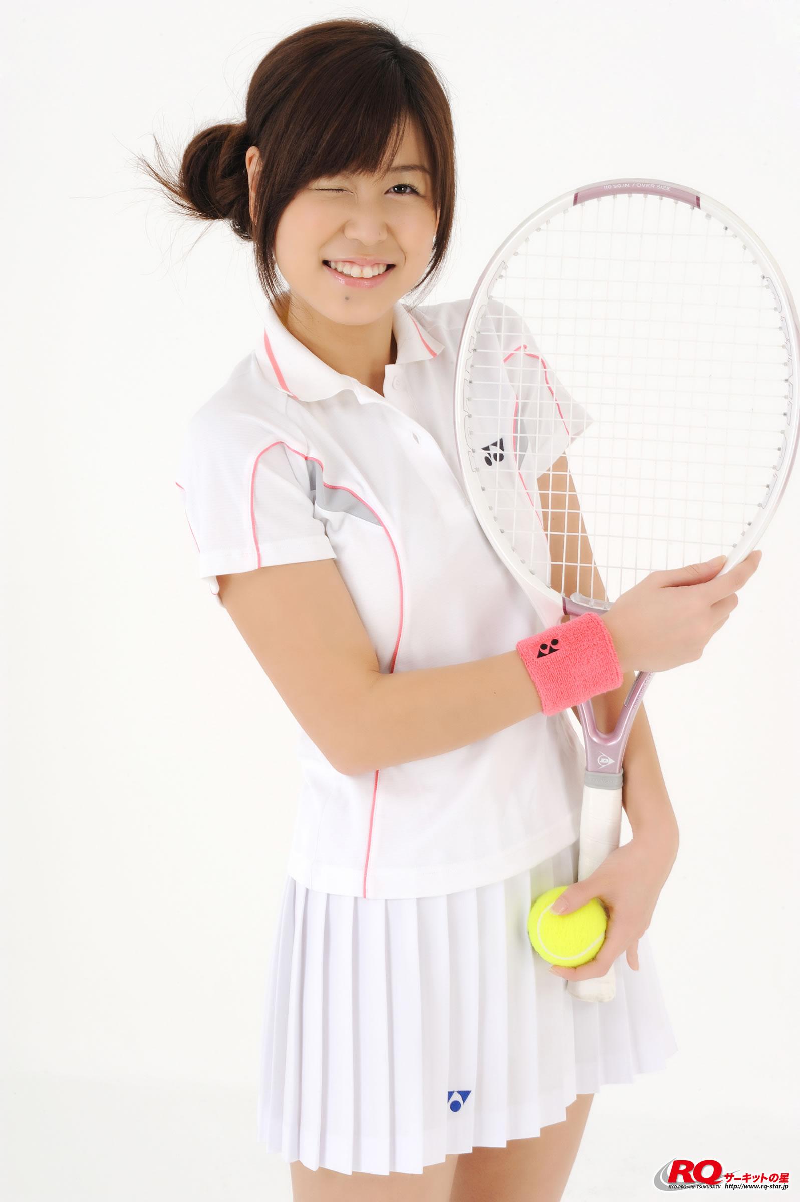 [RQ-STAR写真]NO.00131 永作あいり（永作爱理,Airi Nagasaku）白色网球宝贝制服短裙性感私房写真集,