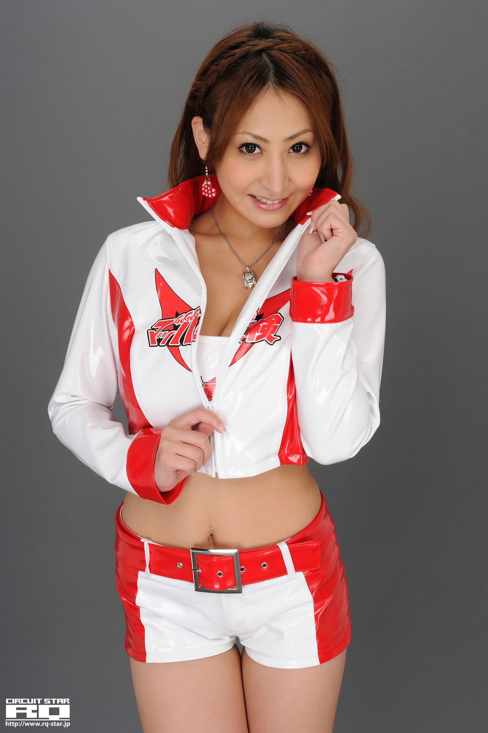 [RQ-STAR写真]NO.00556 安西結花（あんざいゆか，Yuika Anzai）白色赛车女郎制服性感私房写真集,