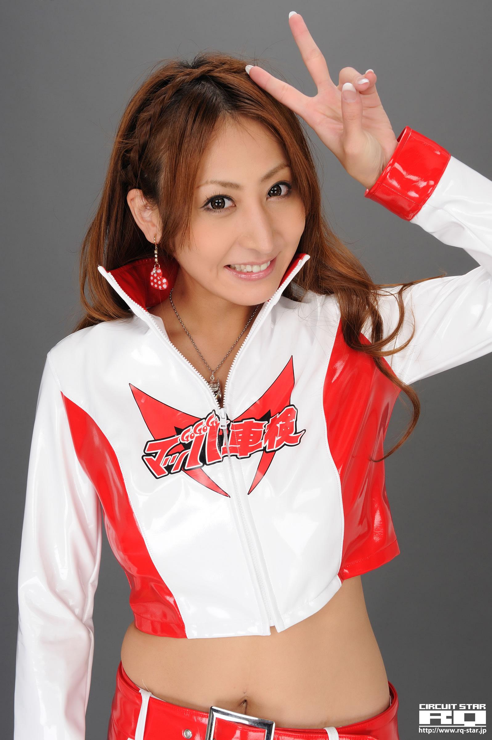 [RQ-STAR写真]NO.00556 安西結花（あんざいゆか，Yuika Anzai）白色赛车女郎制服性感私房写真集,