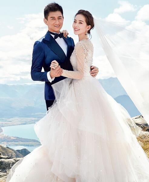 吴奇隆与刘诗诗在新西兰拍婚纱，天地为证海誓山盟。