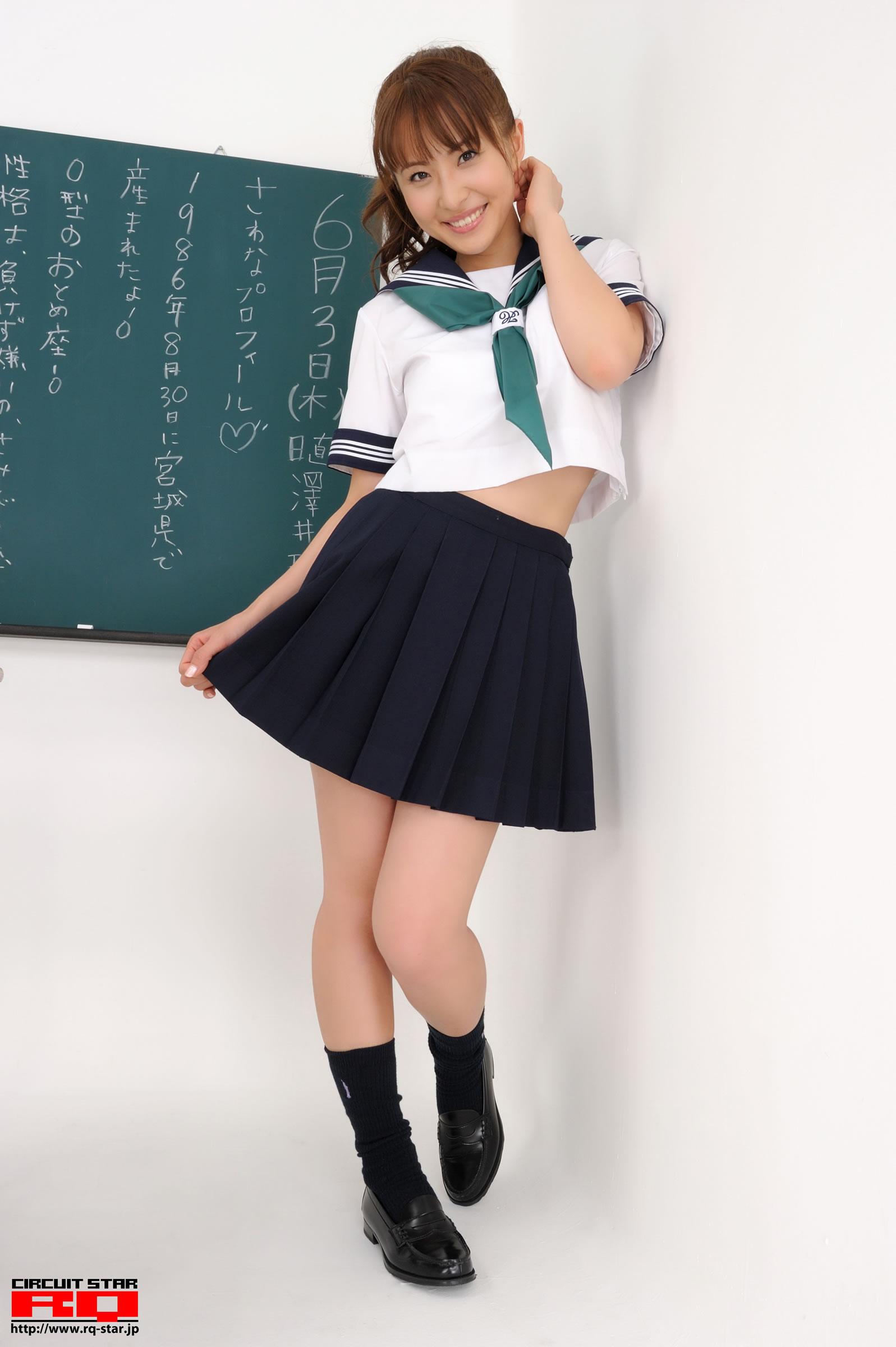 [RQ-STAR写真]NO.00312 澤井玲菜（泽井玲菜，Rena Sawai）日本高中女生制服加短裙性感私房写真集,