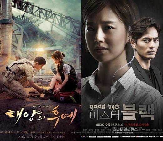 《太阳的后裔》连续4周登顶韩国热门排行