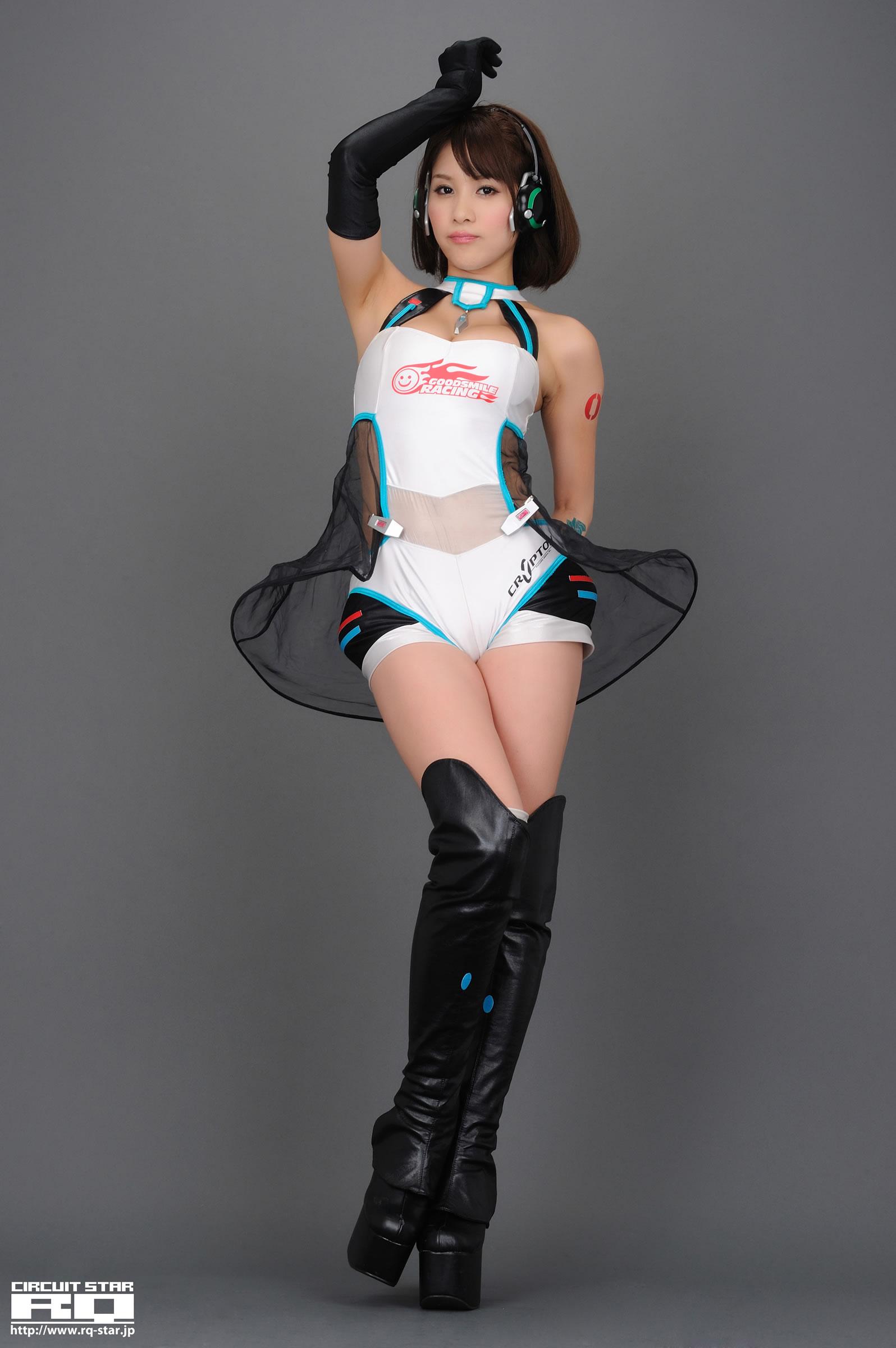 [RQ-STAR写真]NO.00588 立花サキ（立花早纪，Saki Tachibana）白色赛车女郎制服性感私房写真集,
