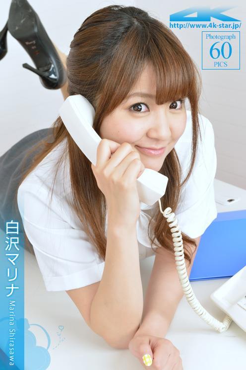 [4K-STAR套图]No.00249 性感女秘书 白沢マリナ Shira Marinano 白色衬衫与灰色短裙加肉