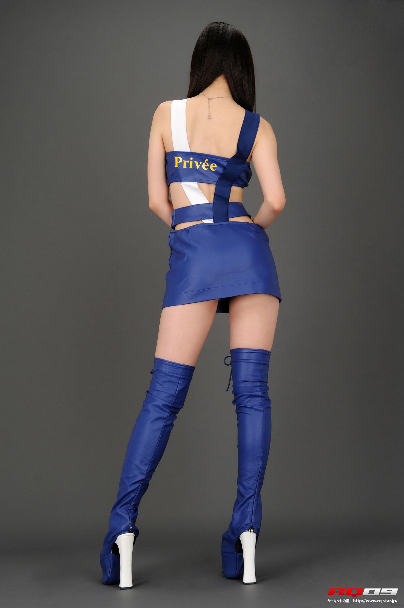 [RQ-STAR写真]NO.00197 小泉みゆき（小泉美雪，Miyuki Koizumi）蓝色赛车女郎制服与短裙性感私房写真集,