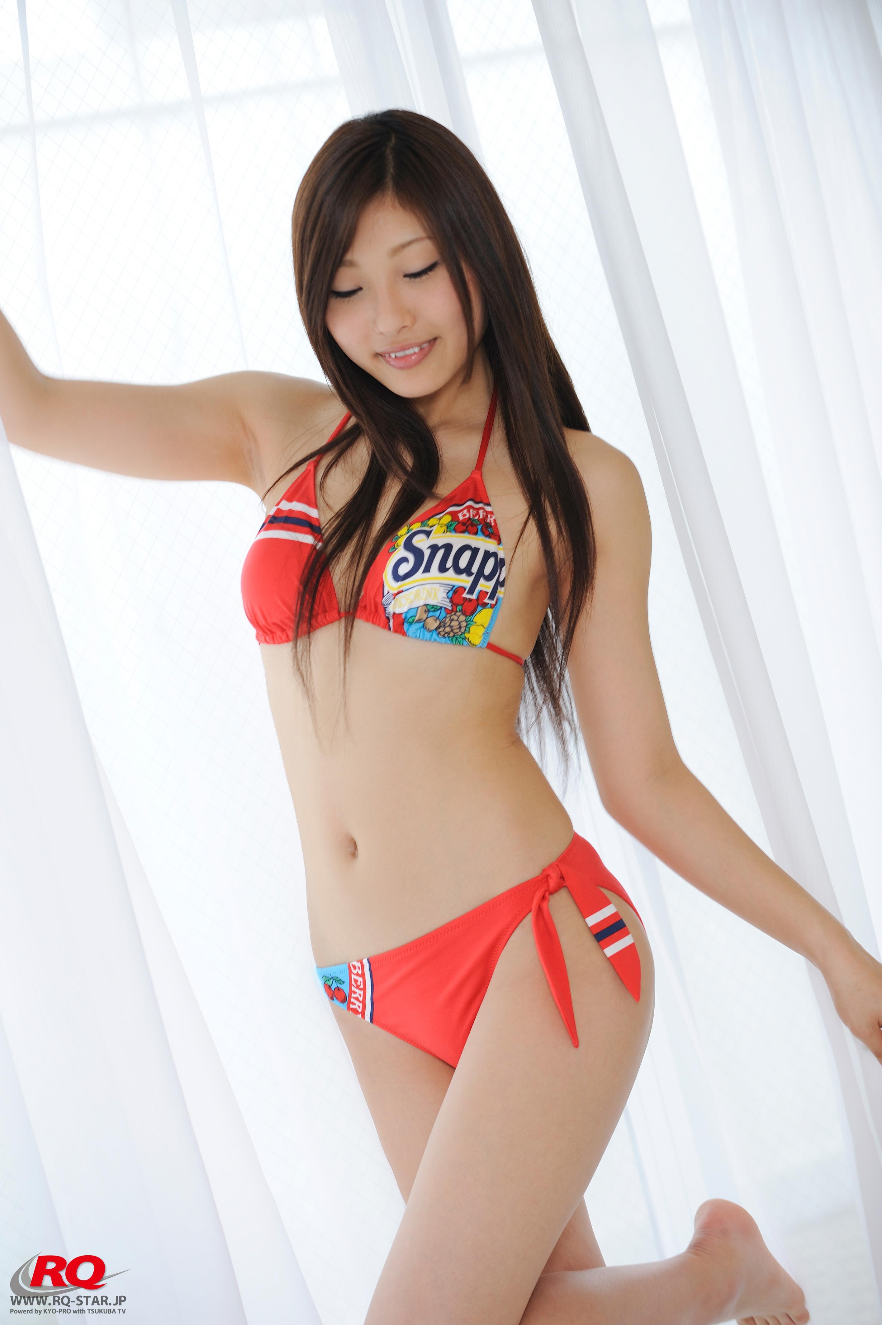 [RQ-STAR写真]NO.00037 田中冴花（たなか さえか，Saeka Tanaka）红色性感比基尼泳装私房写真集,