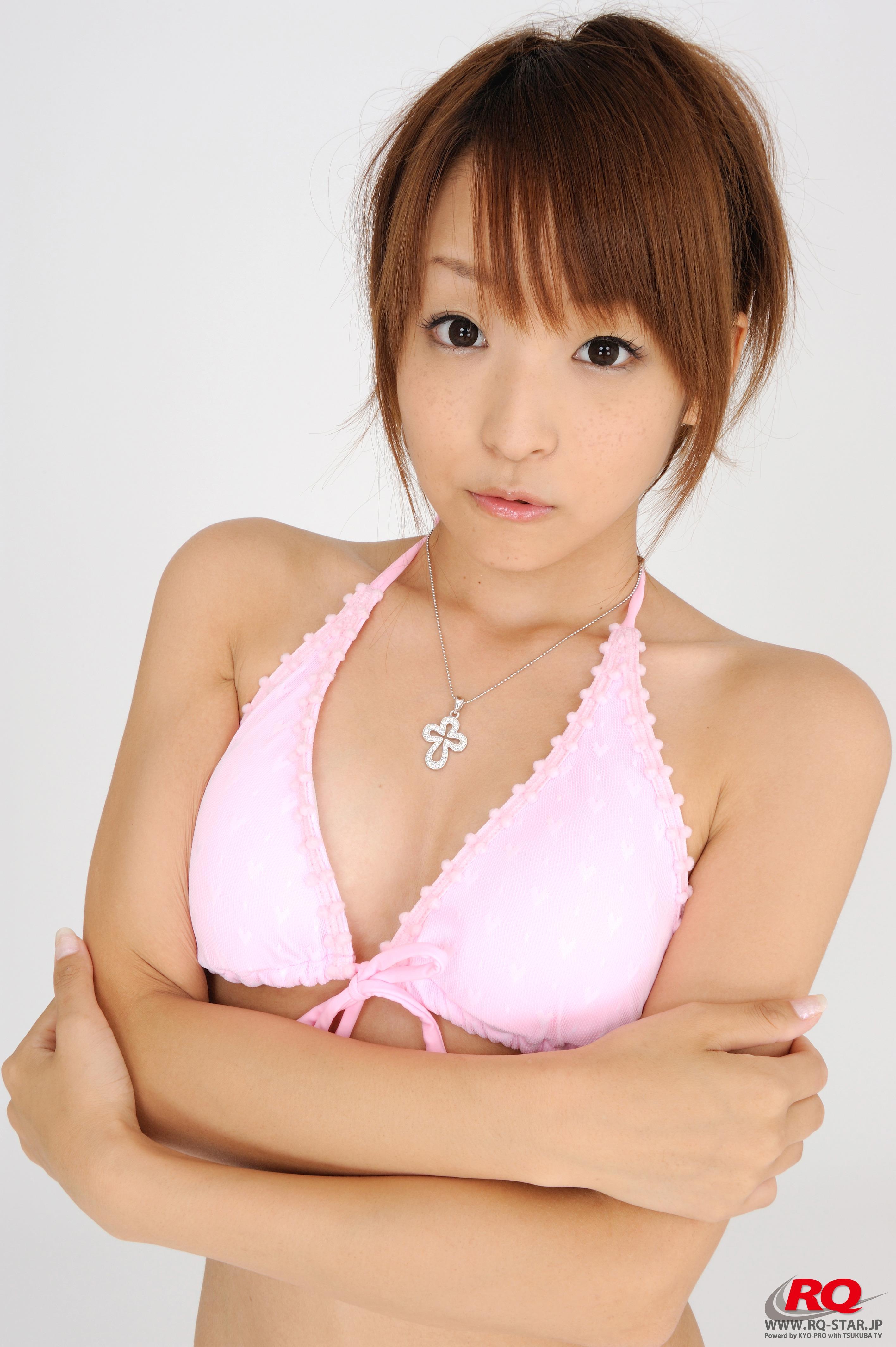 [RQ-STAR写真]NO.00075 くぼたみか（青木未央 ,Mio Aoki）粉色性感比基尼泳装私房写真集,