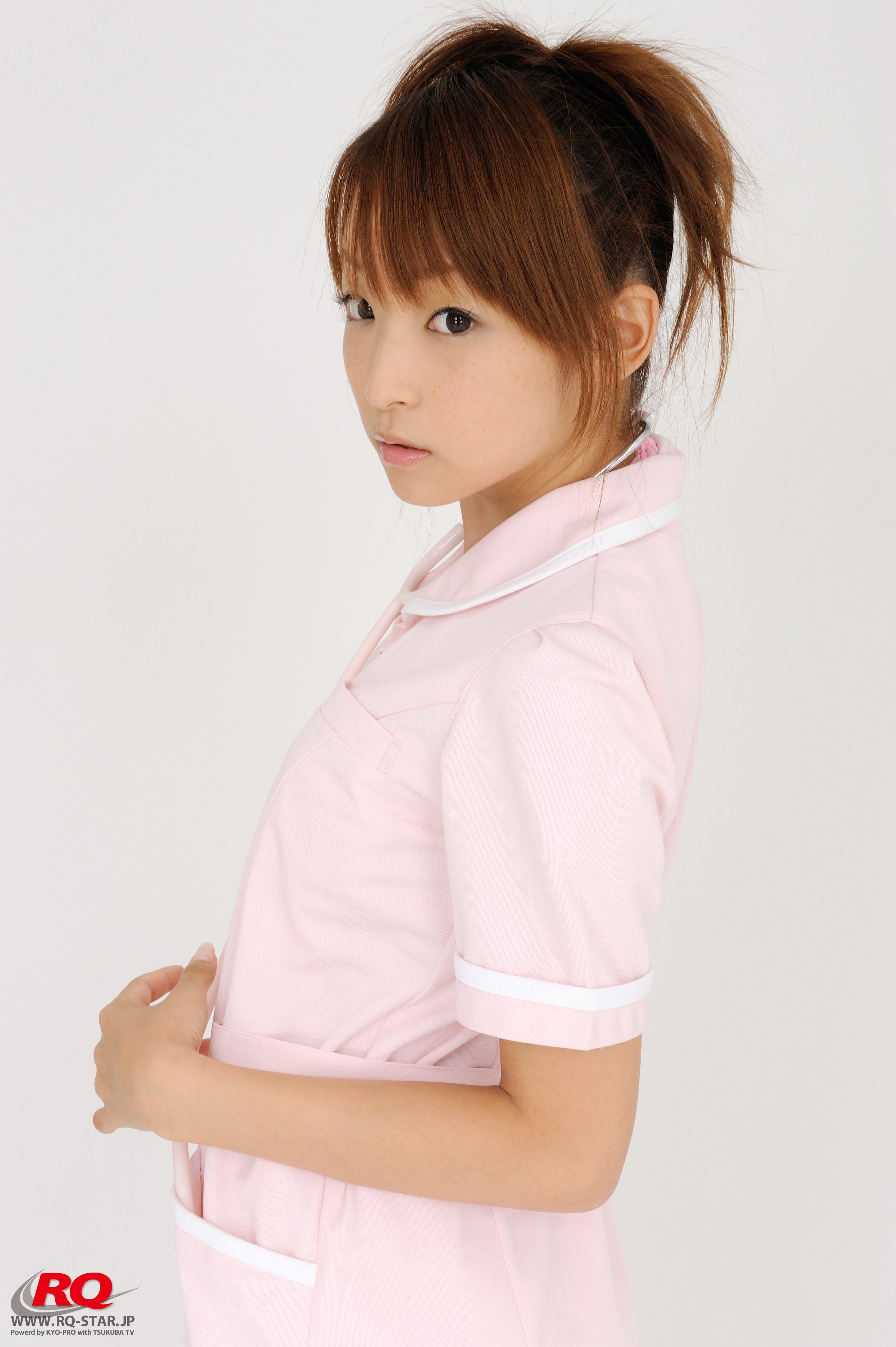 [RQ-STAR写真]NO.00083 くぼたみか（青木未央 ,Mio Aoki）粉色性感护士制服清纯可爱私房写真集,