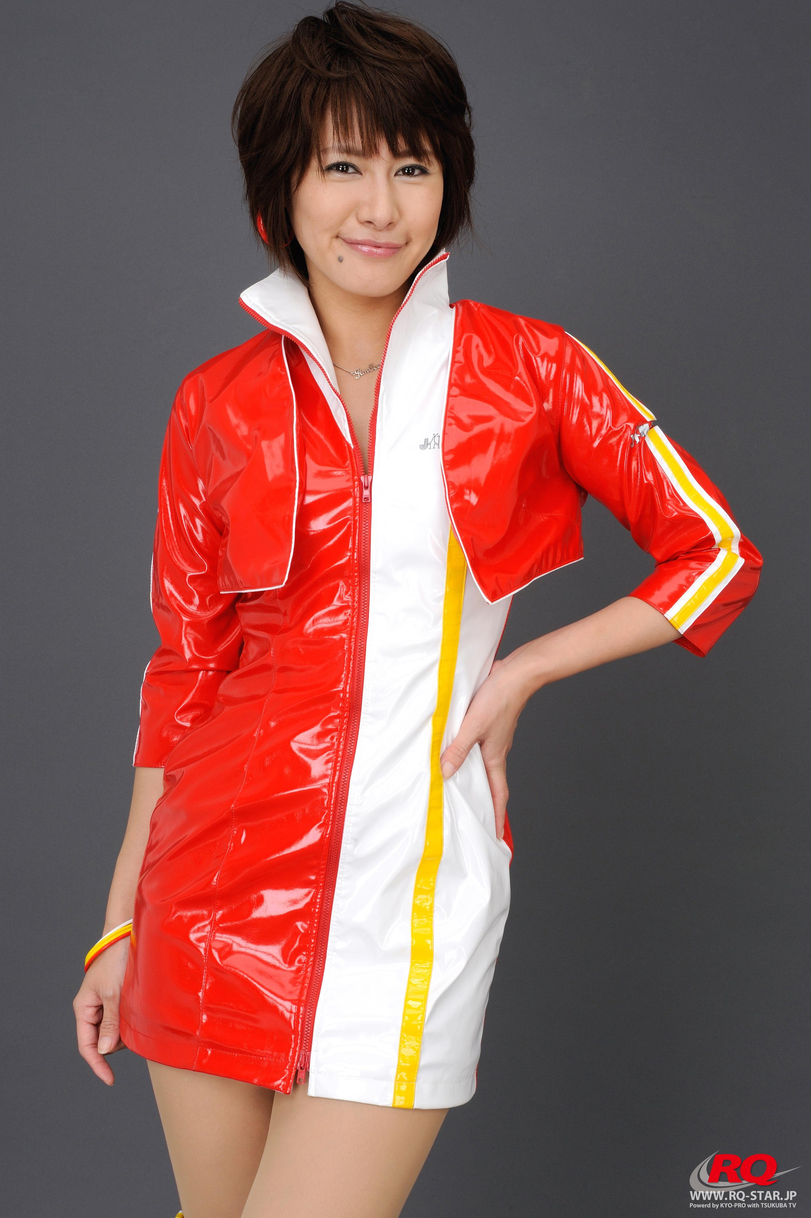 [RQ-STAR写真]NO.00088 藤原明子（Akiko Fujihara）红色赛车女郎制服性感私房写真集,