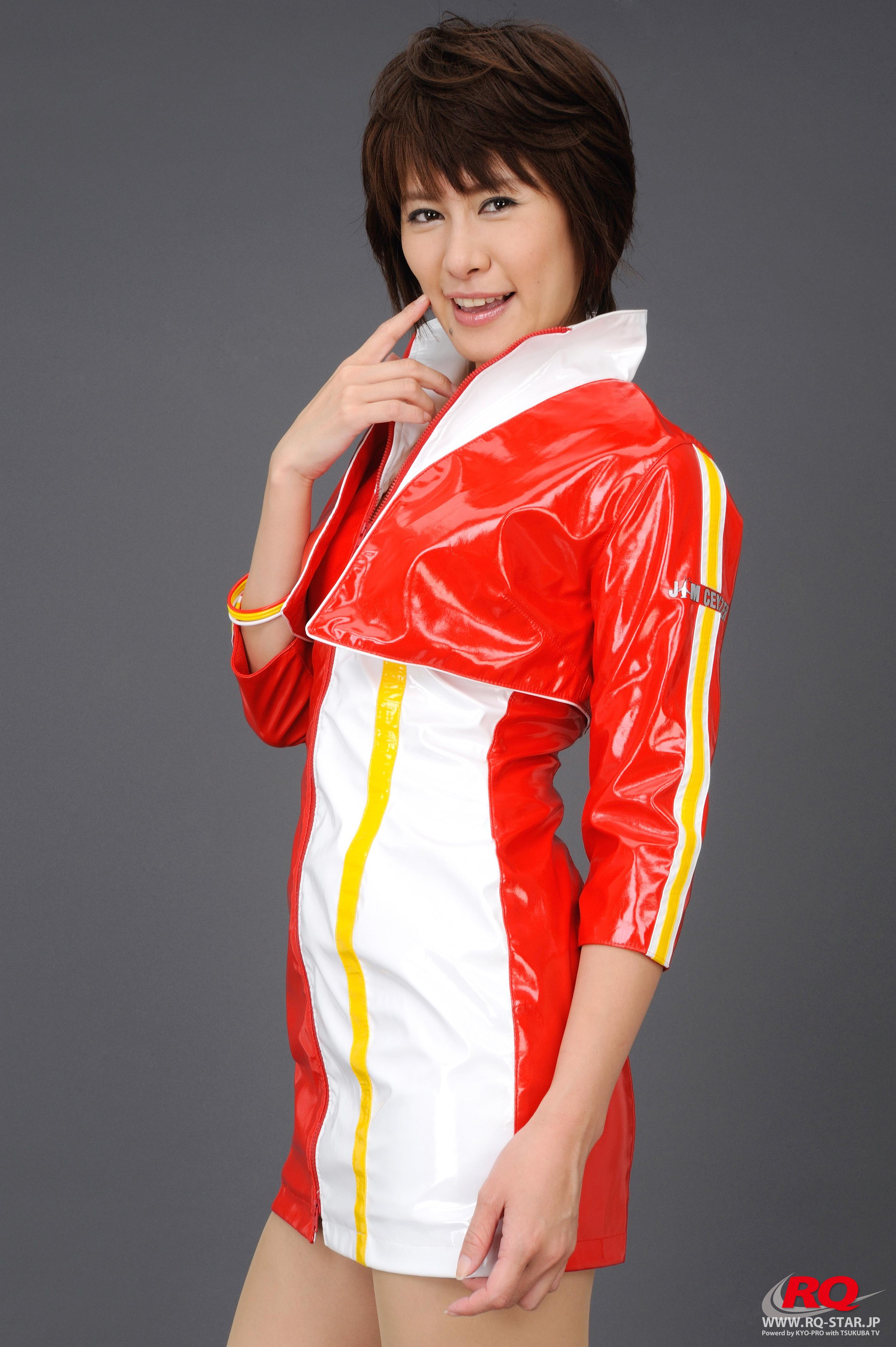 [RQ-STAR写真]NO.00088 藤原明子（Akiko Fujihara）红色赛车女郎制服性感私房写真集,