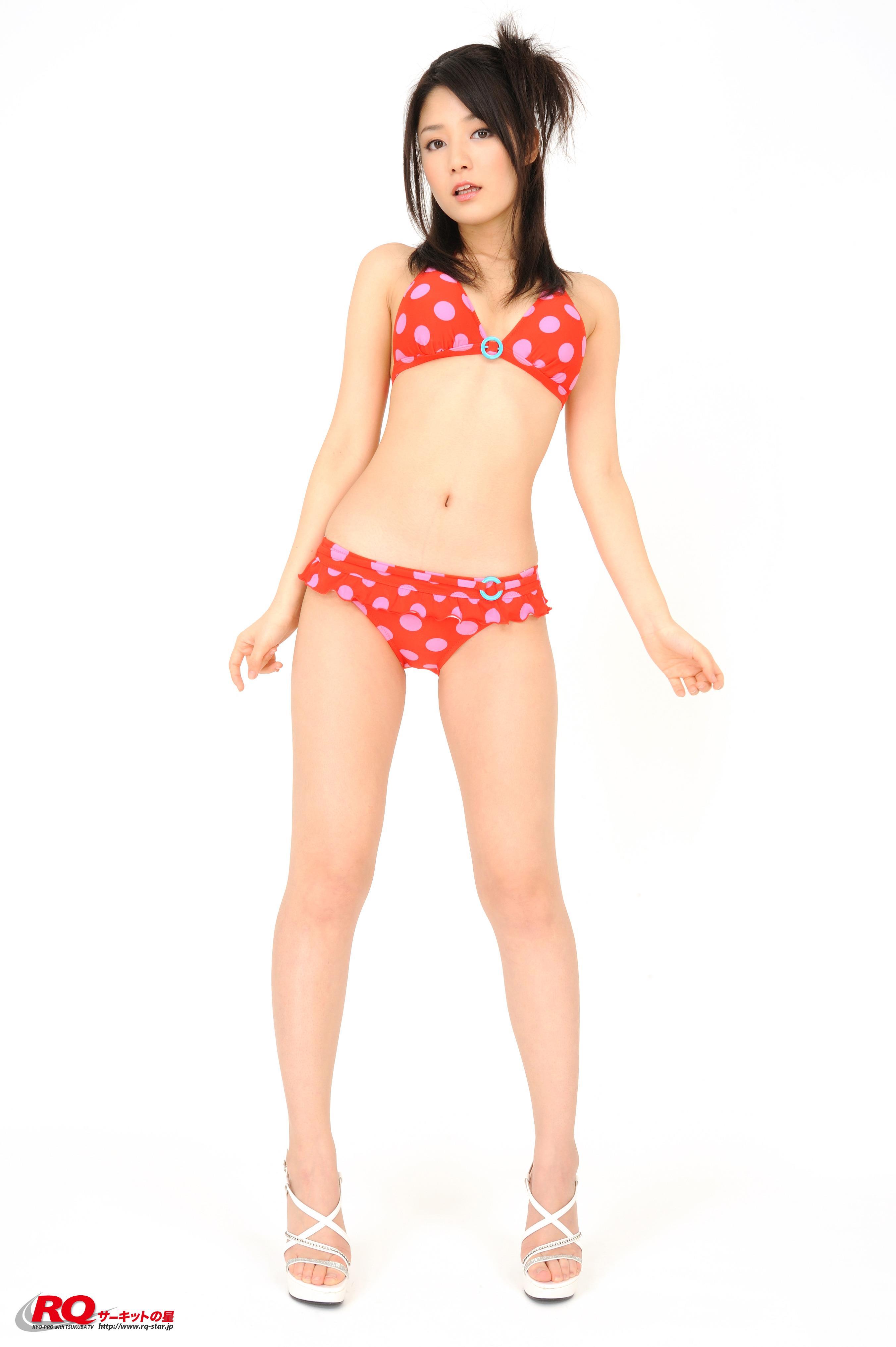 [RQ-STAR写真]NO.00105 古崎瞳（Hitomi Furusaki）红色性感比基尼泳装私房写真集,