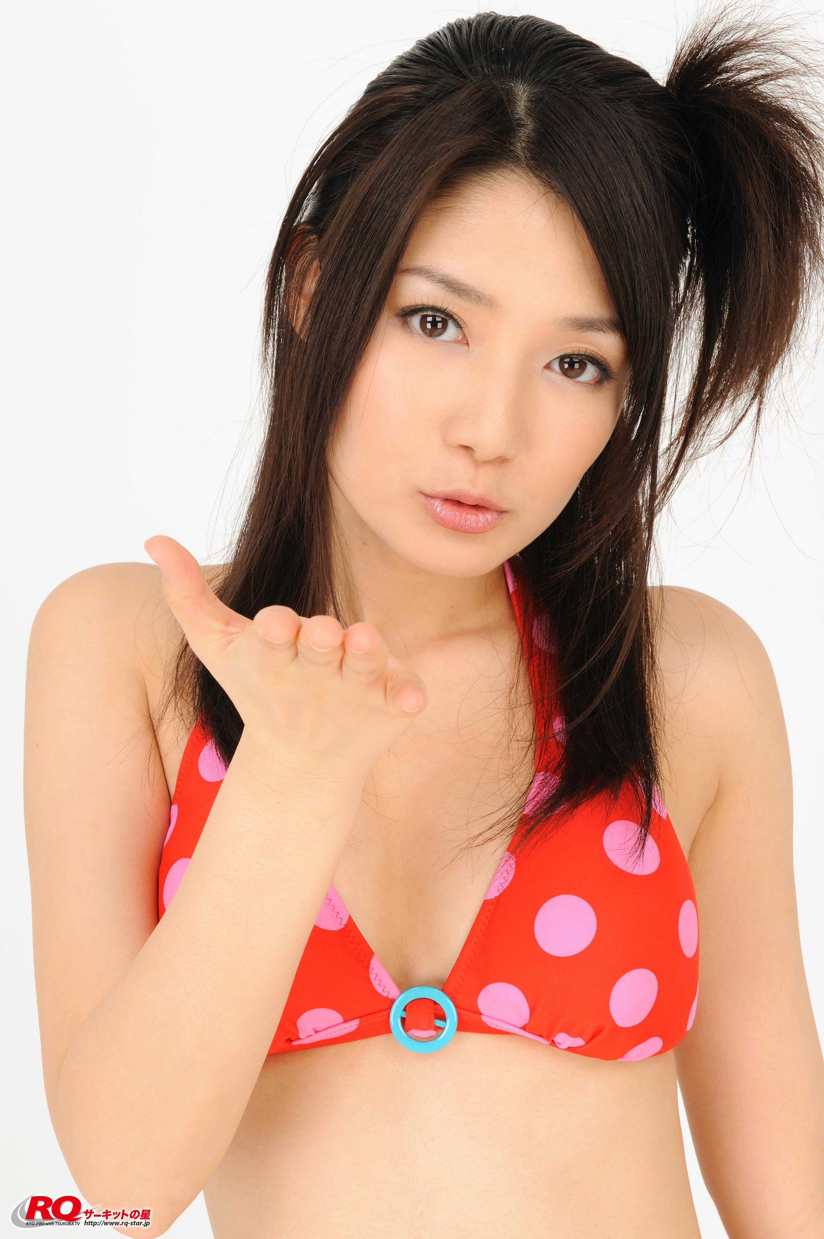 [RQ-STAR写真]NO.00105 古崎瞳（Hitomi Furusaki）红色性感比基尼泳装私房写真集,