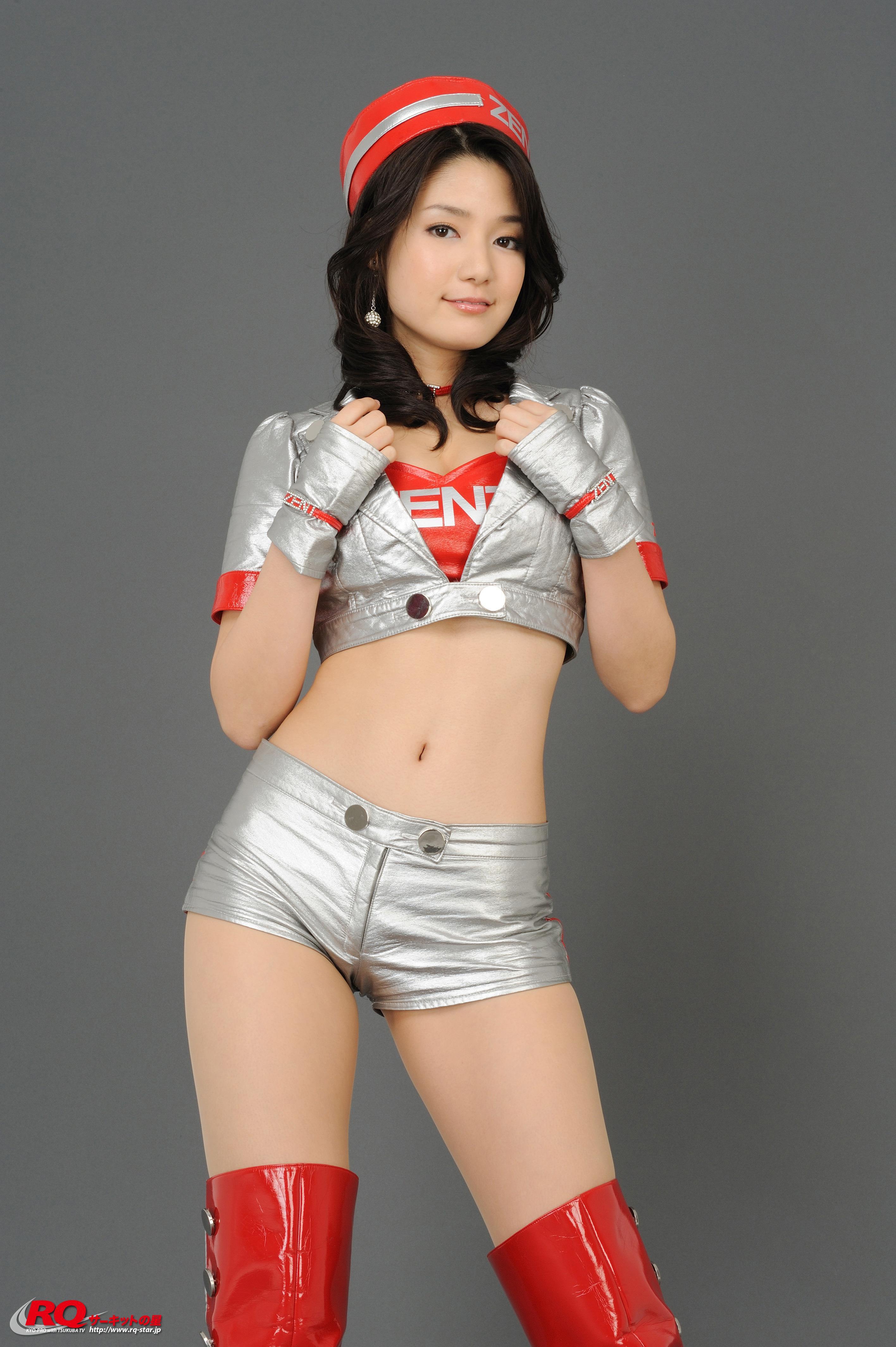 [RQ-STAR写真]NO.00109 古崎瞳（Hitomi Furusaki）银色赛车女郎制服性感私房写真集,