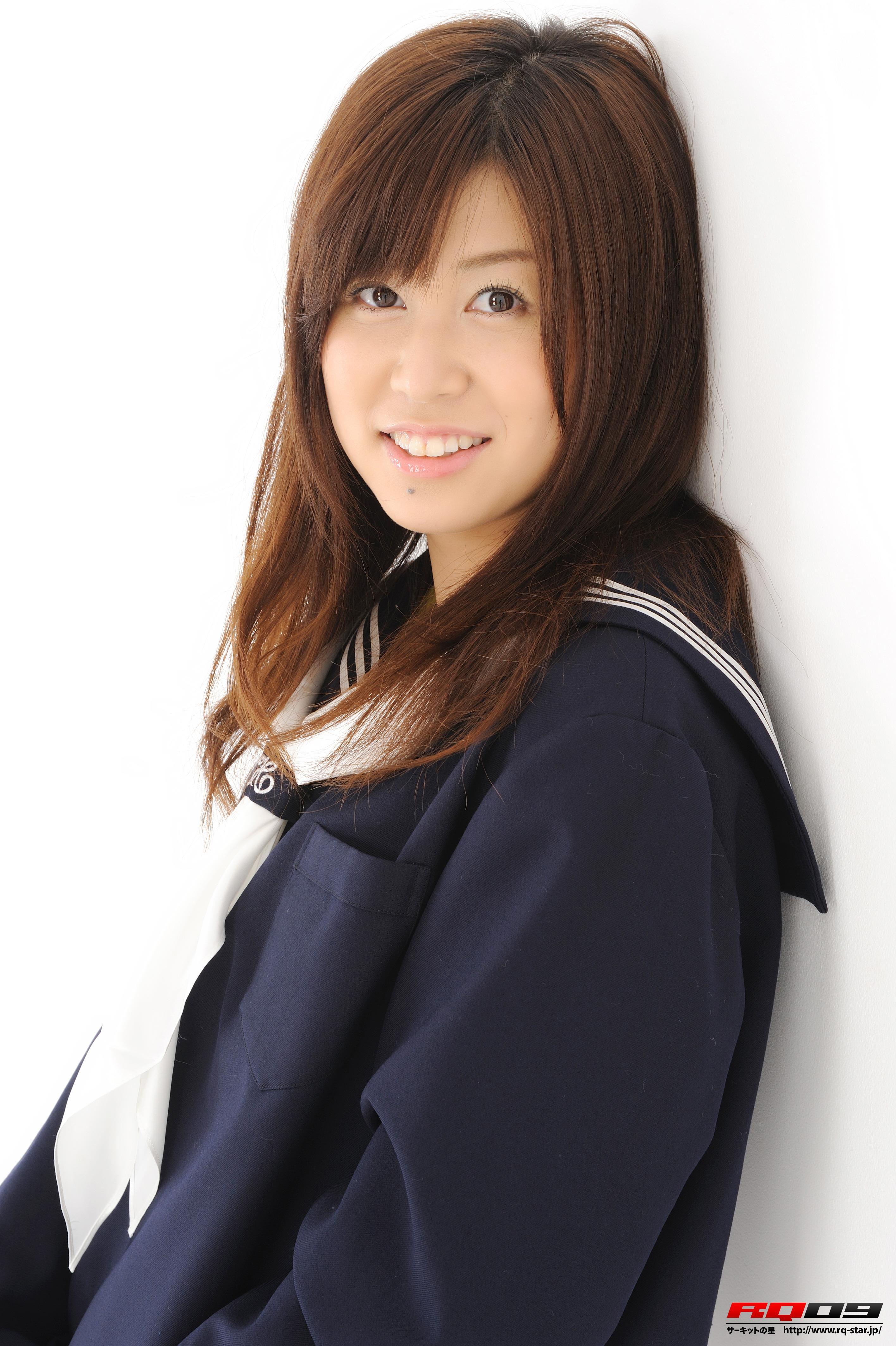 [RQ-STAR写真]NO.00139 永作あいり（永作爱理,Airi Nagasaku）蓝色高中女生制服短裙性感私房写真集,