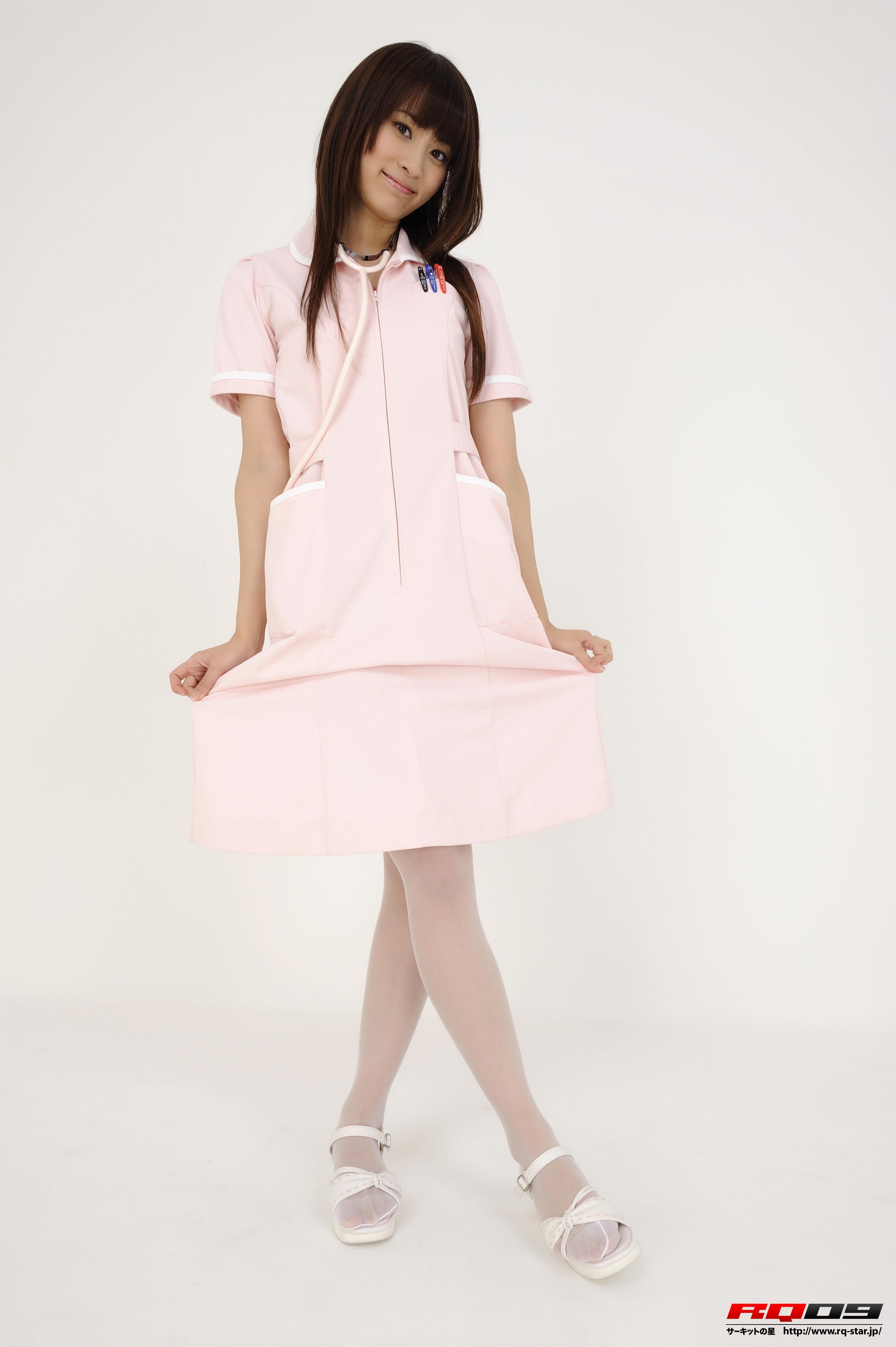 [RQ-STAR写真]NO.00148 林杏菜 Anna Hayashi 粉色性感女护士制服加粉色丝袜美腿私房写真集,