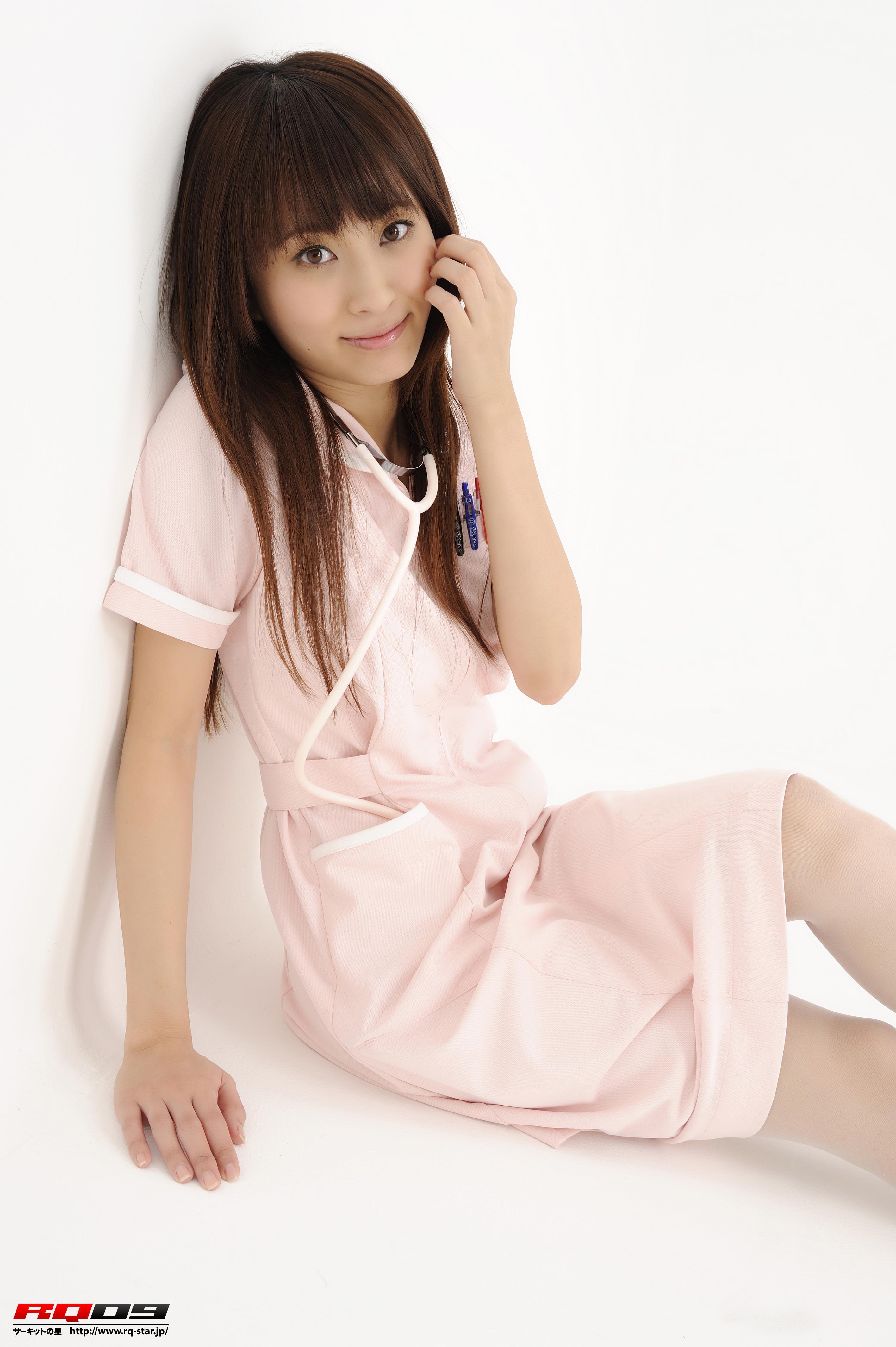 [RQ-STAR写真]NO.00148 林杏菜 Anna Hayashi 粉色性感女护士制服加粉色丝袜美腿私房写真集,