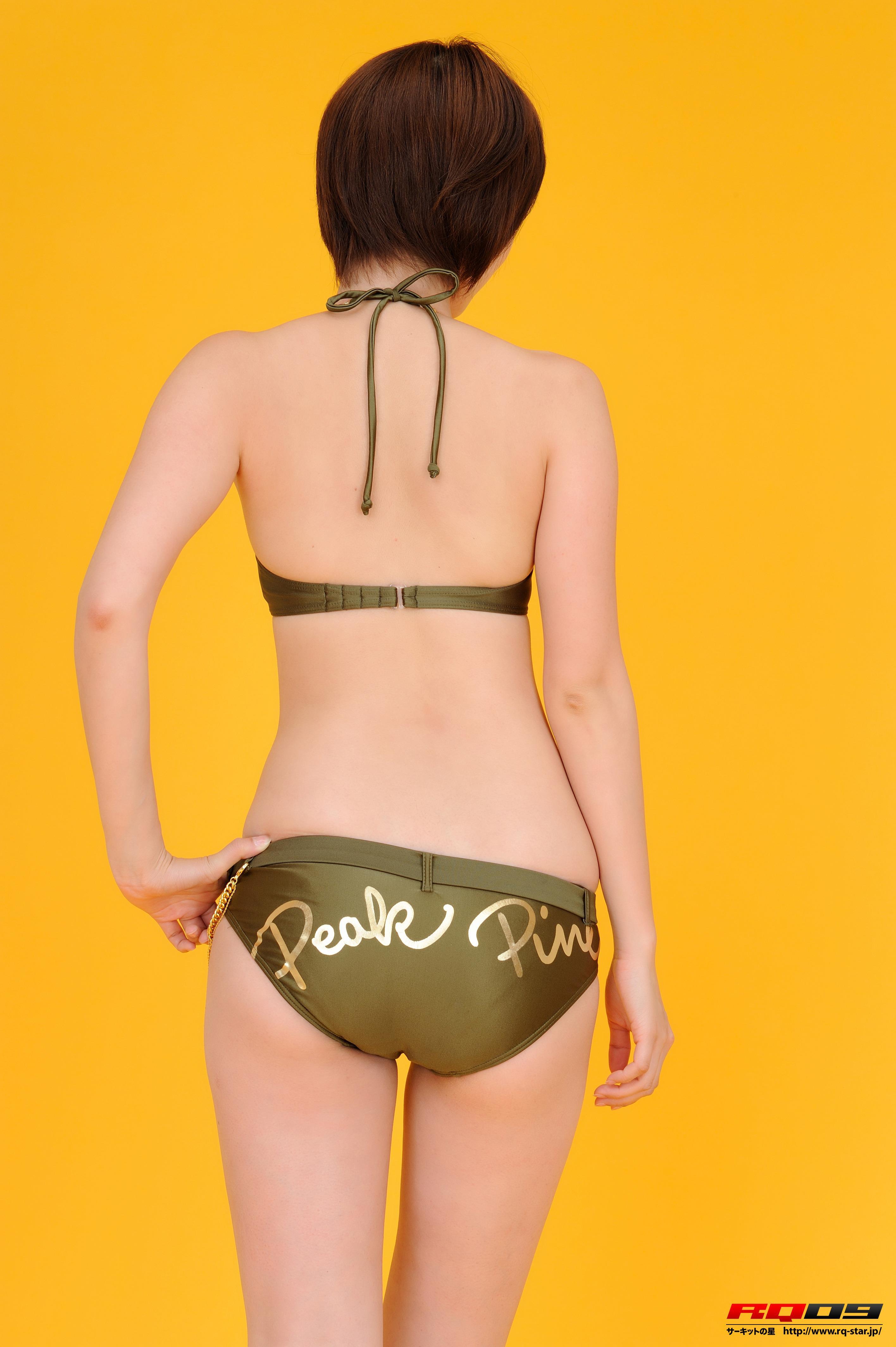 [RQ-STAR写真]NO.00153 藤村えみり（藤村枝美里，Emily Fujimura）棕色比基尼泳装性感私房写真集,