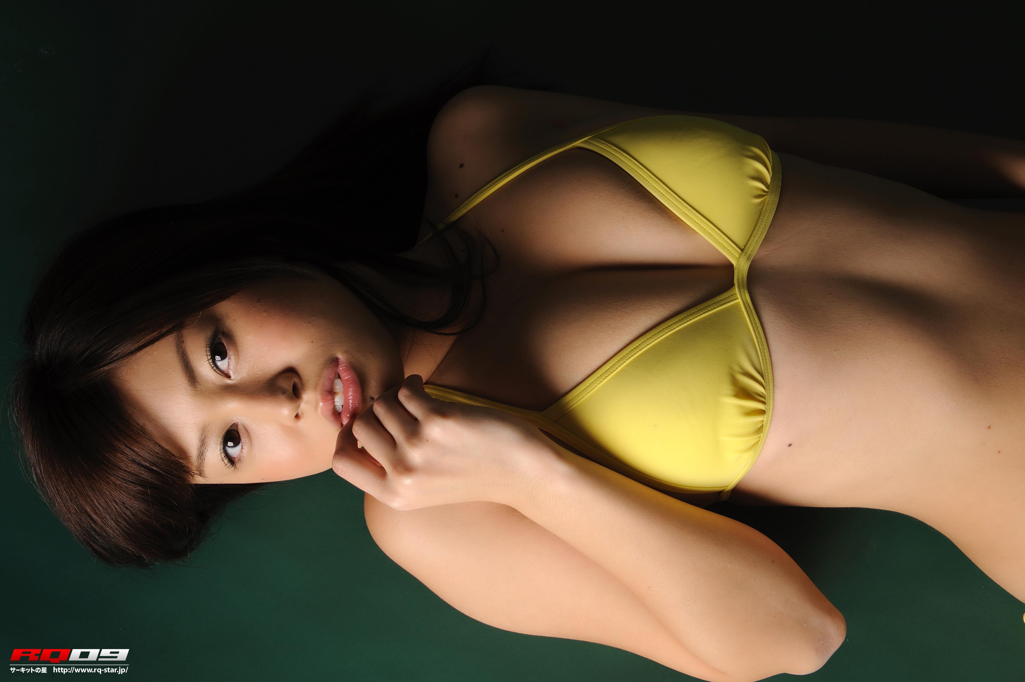 [RQ-STAR写真]NO.00156 永作あいり（永作爱理,Airi Nagasaku）黄色比基尼泳装性感私房写真集,