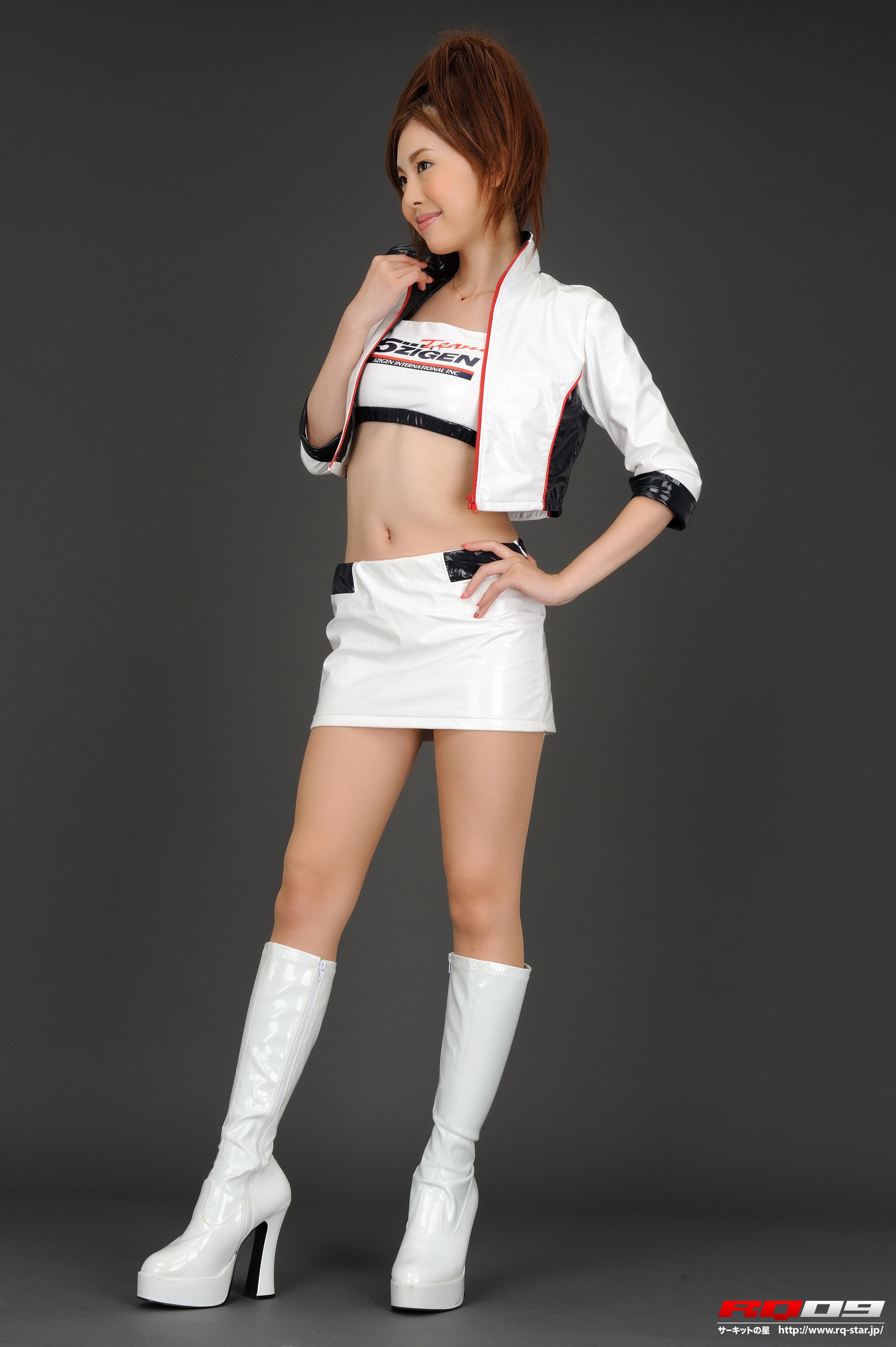 [RQ-STAR写真]NO.00162 幸田さゆり(幸田小百合，Sayuri Kouda)白色赛车女郎制服短裙性感私房写真集,