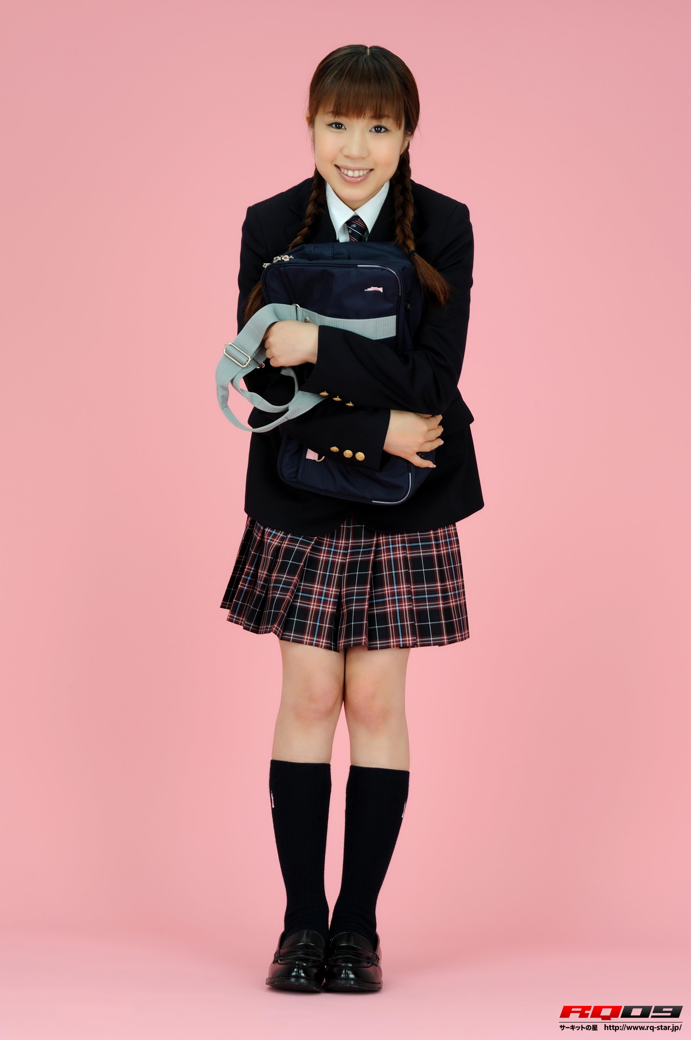 [RQ-STAR写真]NO.00163 桃川祐子（Yuko Momokawa）性感高中女生制服加短裙私房写真集,