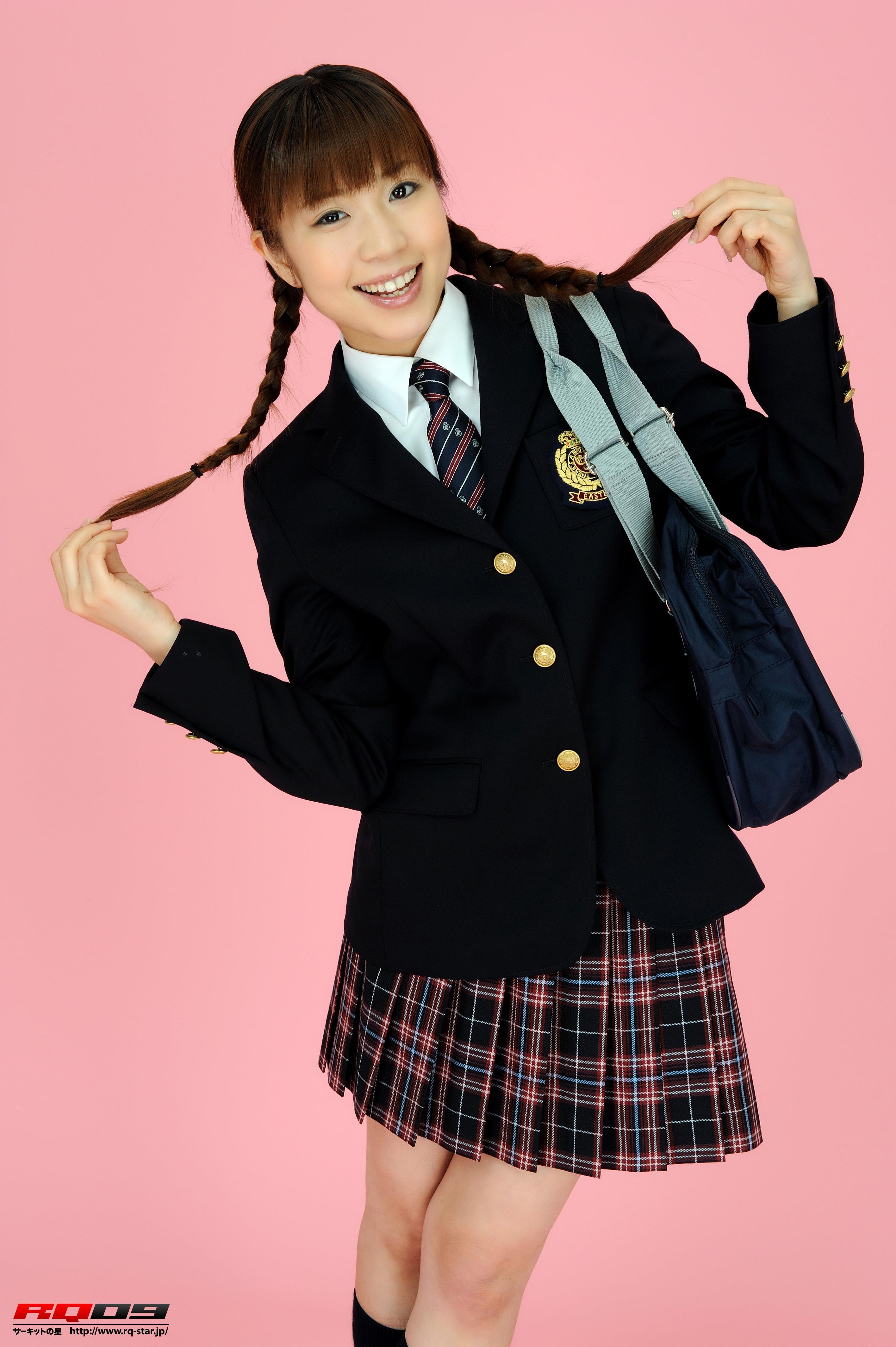 [RQ-STAR写真]NO.00163 桃川祐子（Yuko Momokawa）性感高中女生制服加短裙私房写真集,