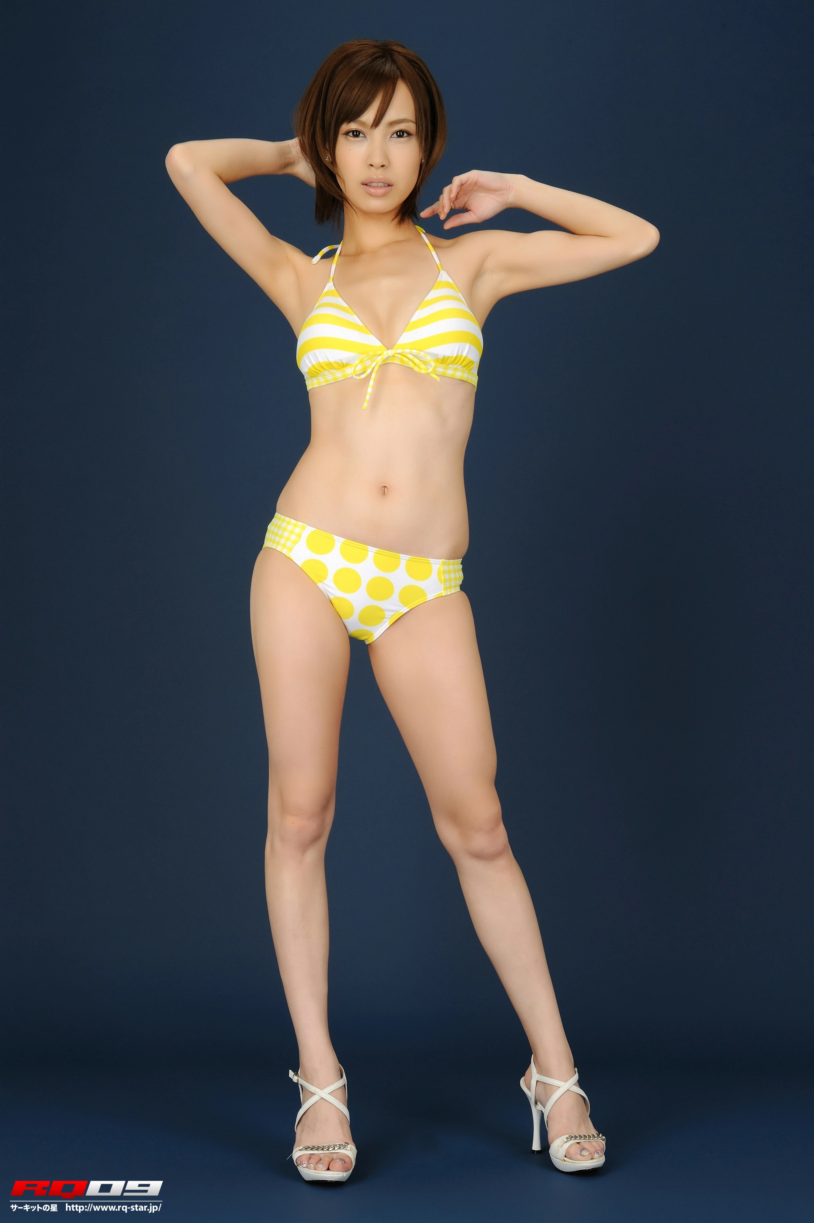 [RQ-STAR写真]NO.00185 もりた いずみ（森田泉美，Izumi Morita）黄色比基尼泳装性感私房写真集,