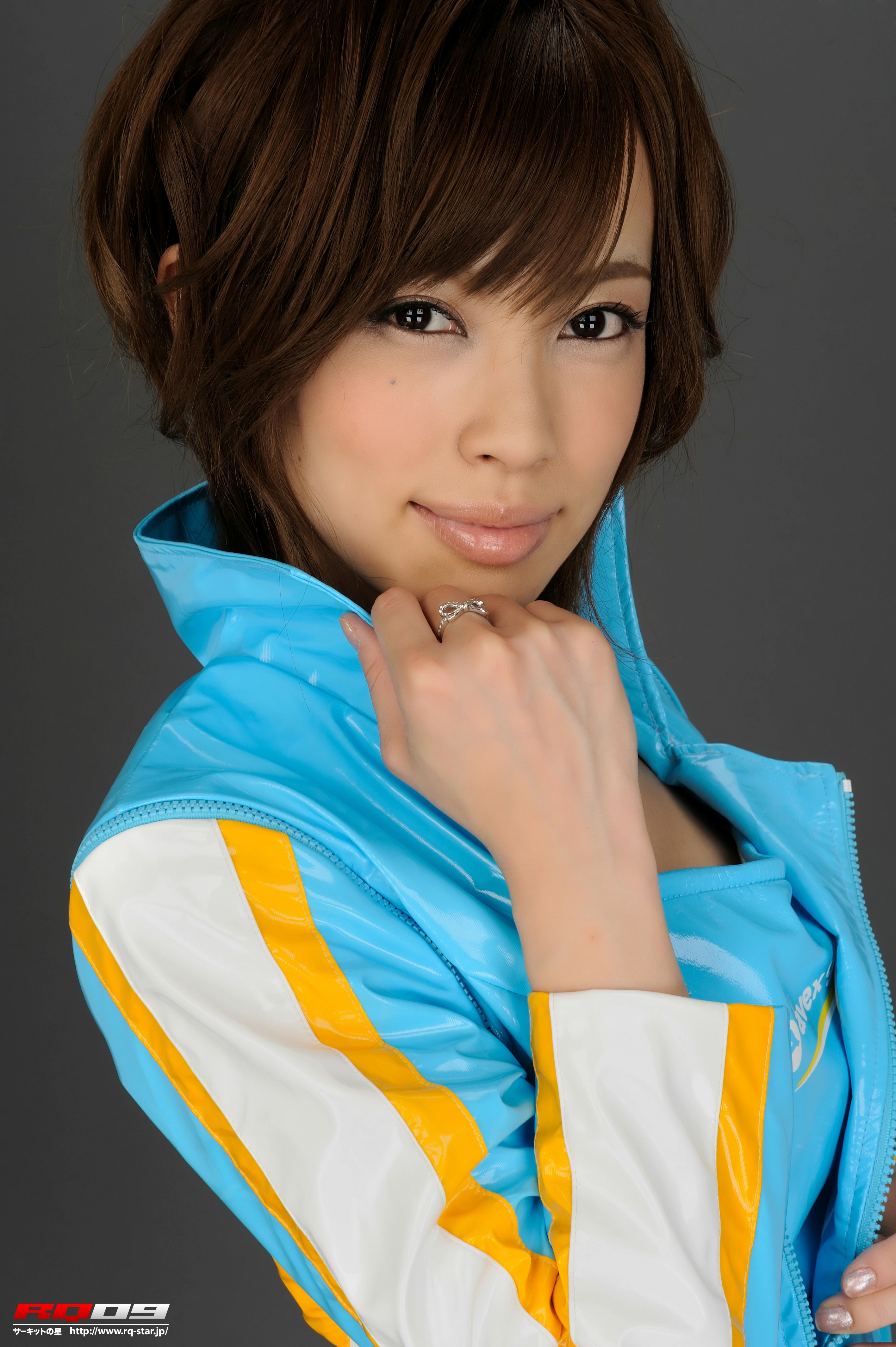 [RQ-STAR写真]NO.00188 もりた いずみ（森田泉美，Izumi Morita）蓝色连身赛车女郎制服性感私房写真集,