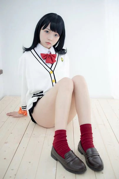 <b>[森萝财团]X-055 清纯可爱小萝莉 白色高中女生制服与黑色超短裙加肉色丝袜美腿</b>