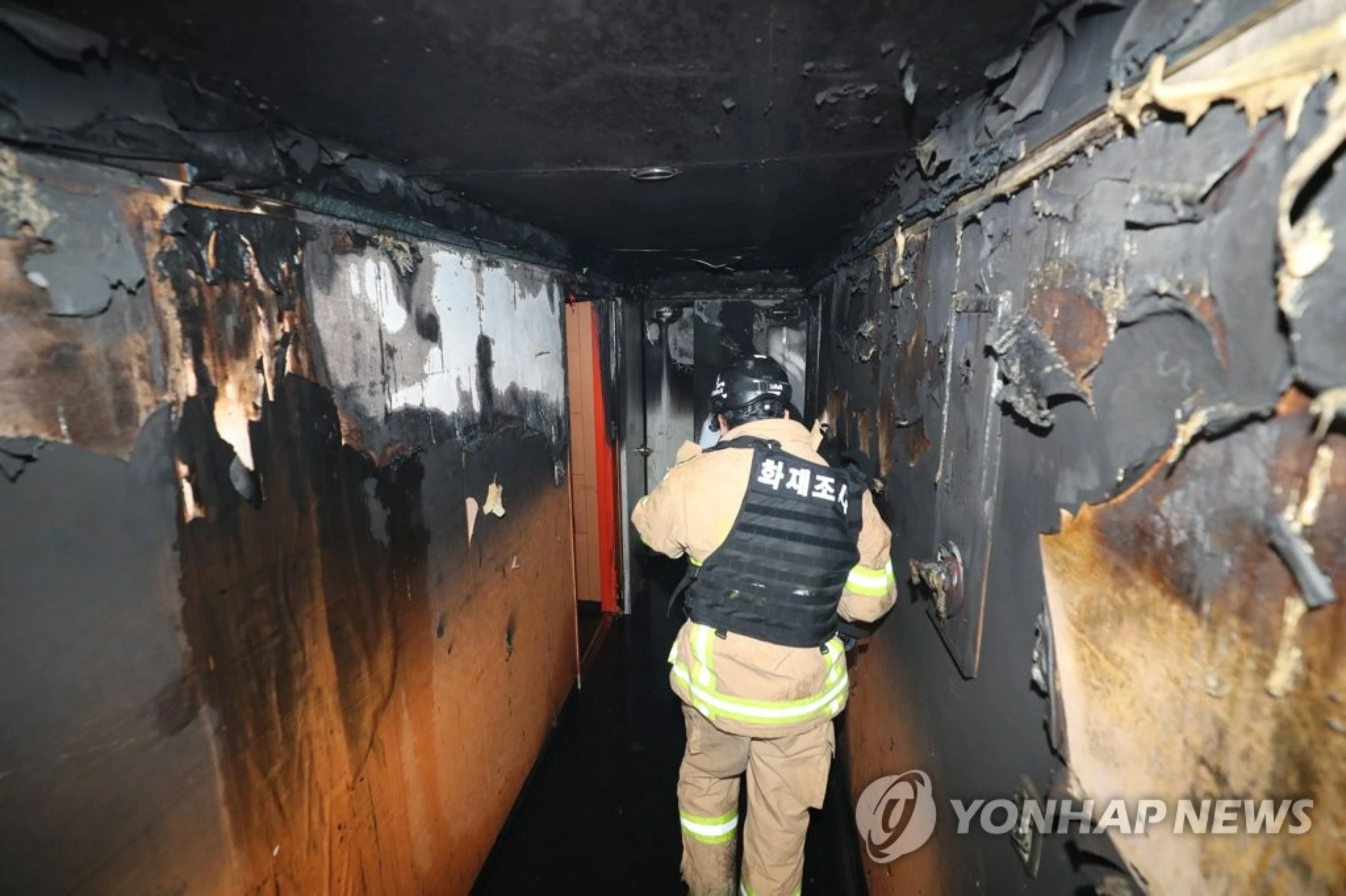 韩国一旅馆火灾致2死31伤 警方推断系人为纵火