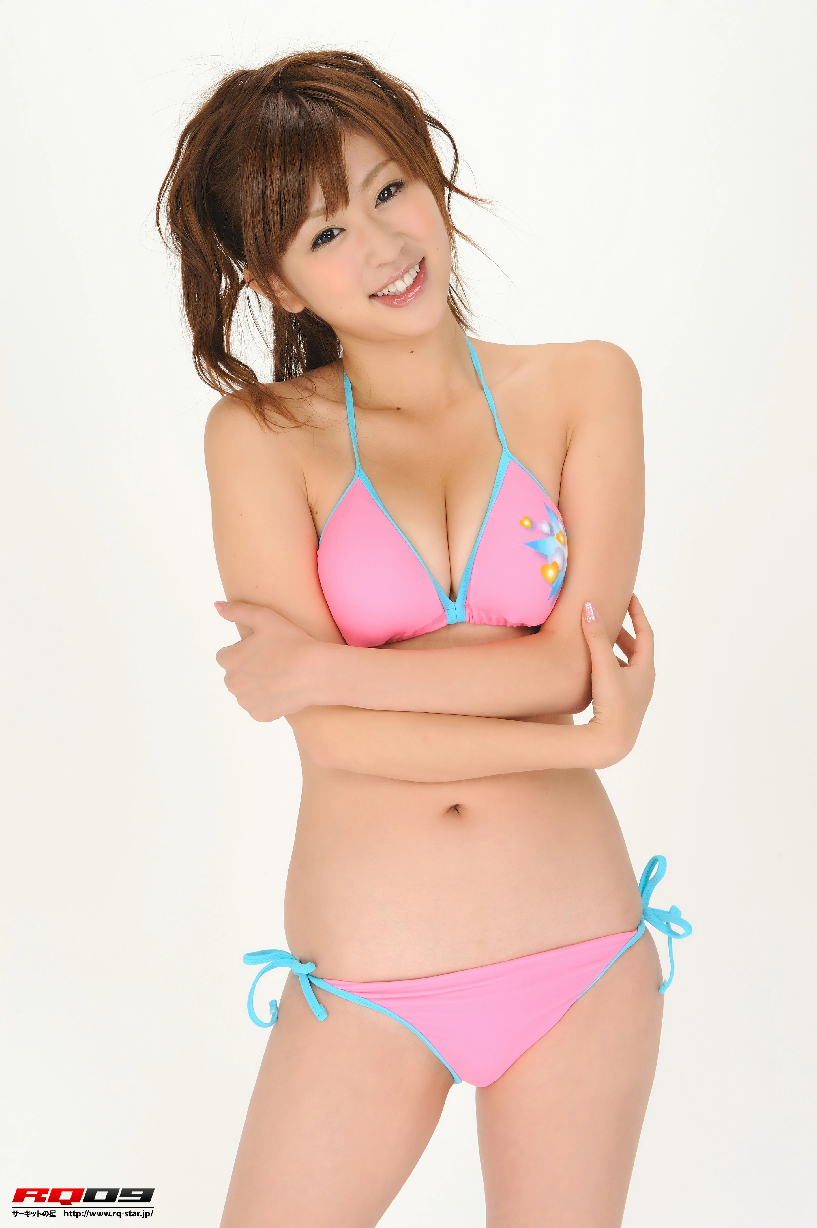 [RQ-STAR写真]NO.00200 瀬長奈津実（濑长奈津实，Natsumi Senaga）粉色比基尼泳装性感私房写真集,