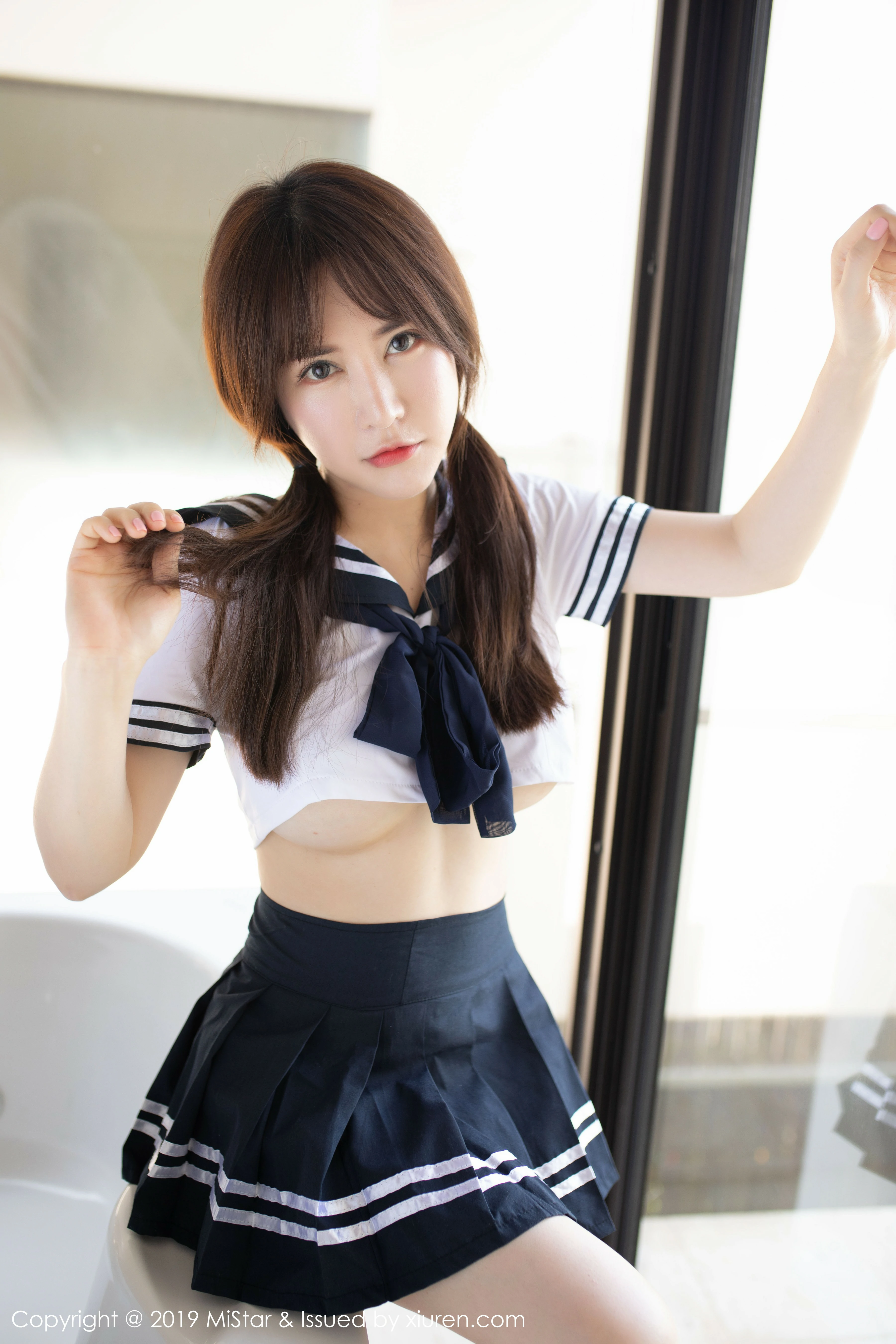[MiStar魅妍社]MS20191226VOL0317 夏希子 情趣高中女生制服与短裙性感私房写真集,