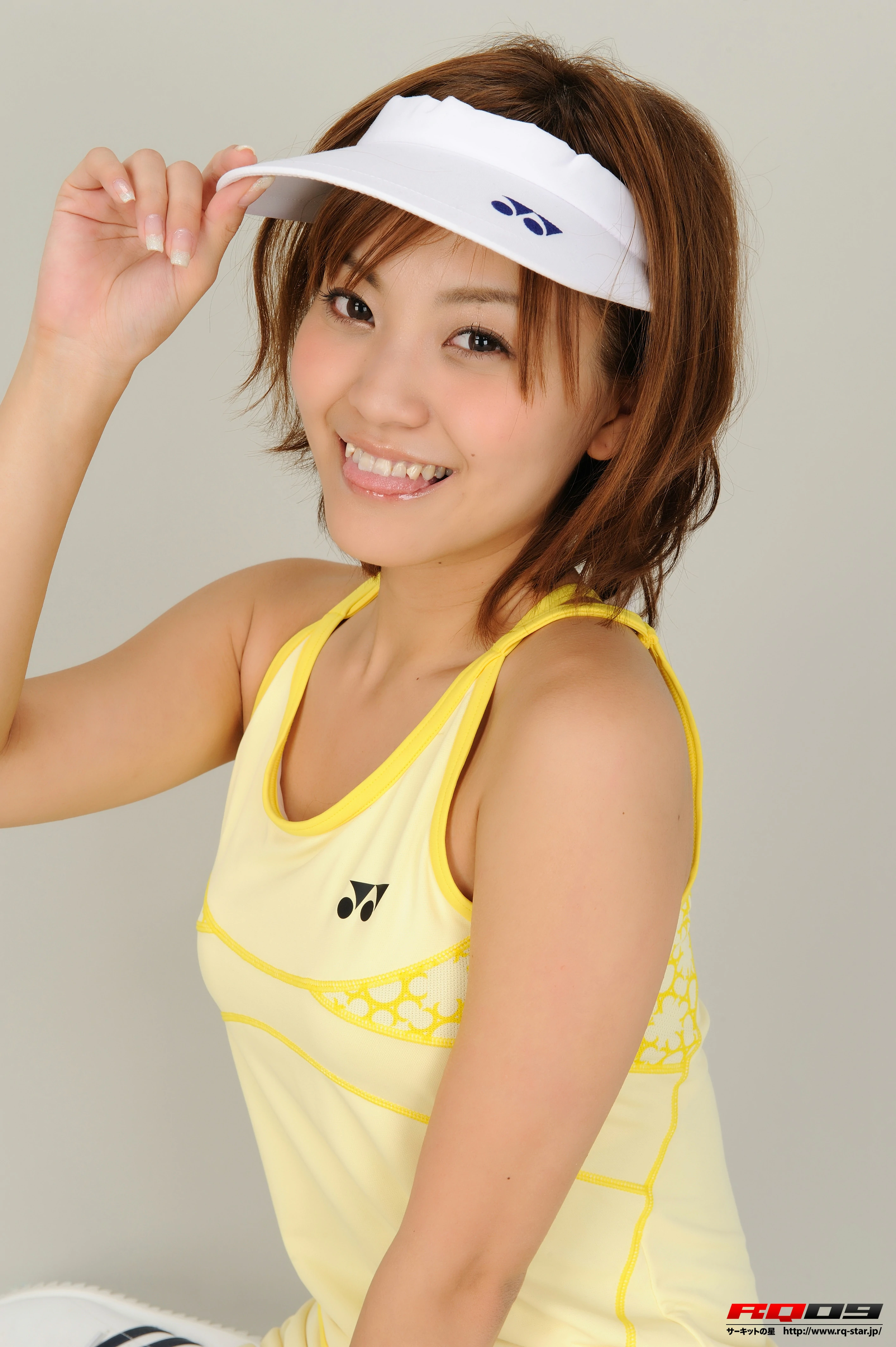 [RQ-STAR写真]NO.00221 桃原美奈（ももはら みな，Mina Momohara）黄色连身运动短裙清纯可爱私房写真集,