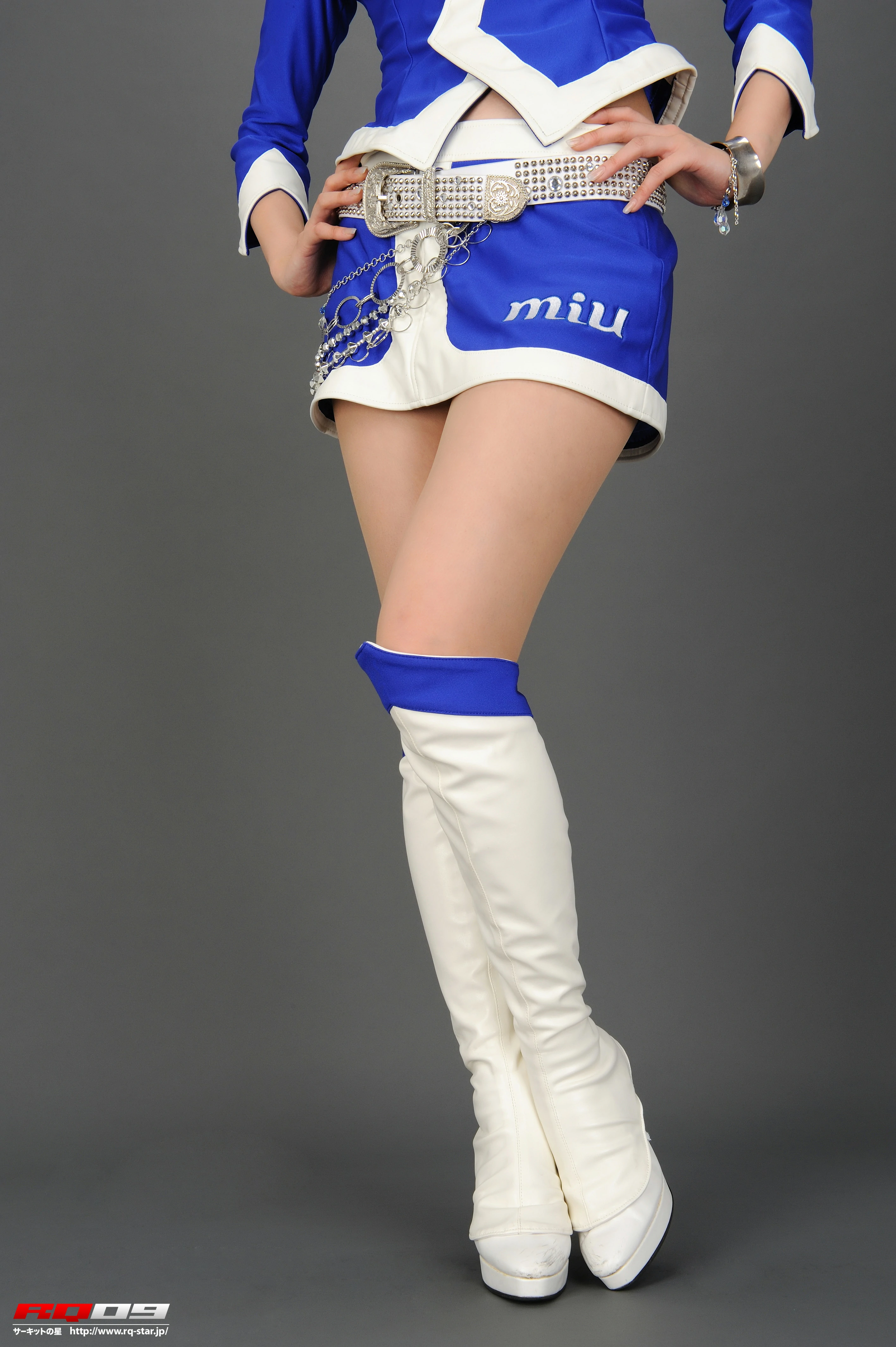 [RQ-STAR写真]NO.00234 杉澤友香（杉泽友香，Yuuka Sugisawa）蓝色赛车女郎制服与短裙性感私房写真集,