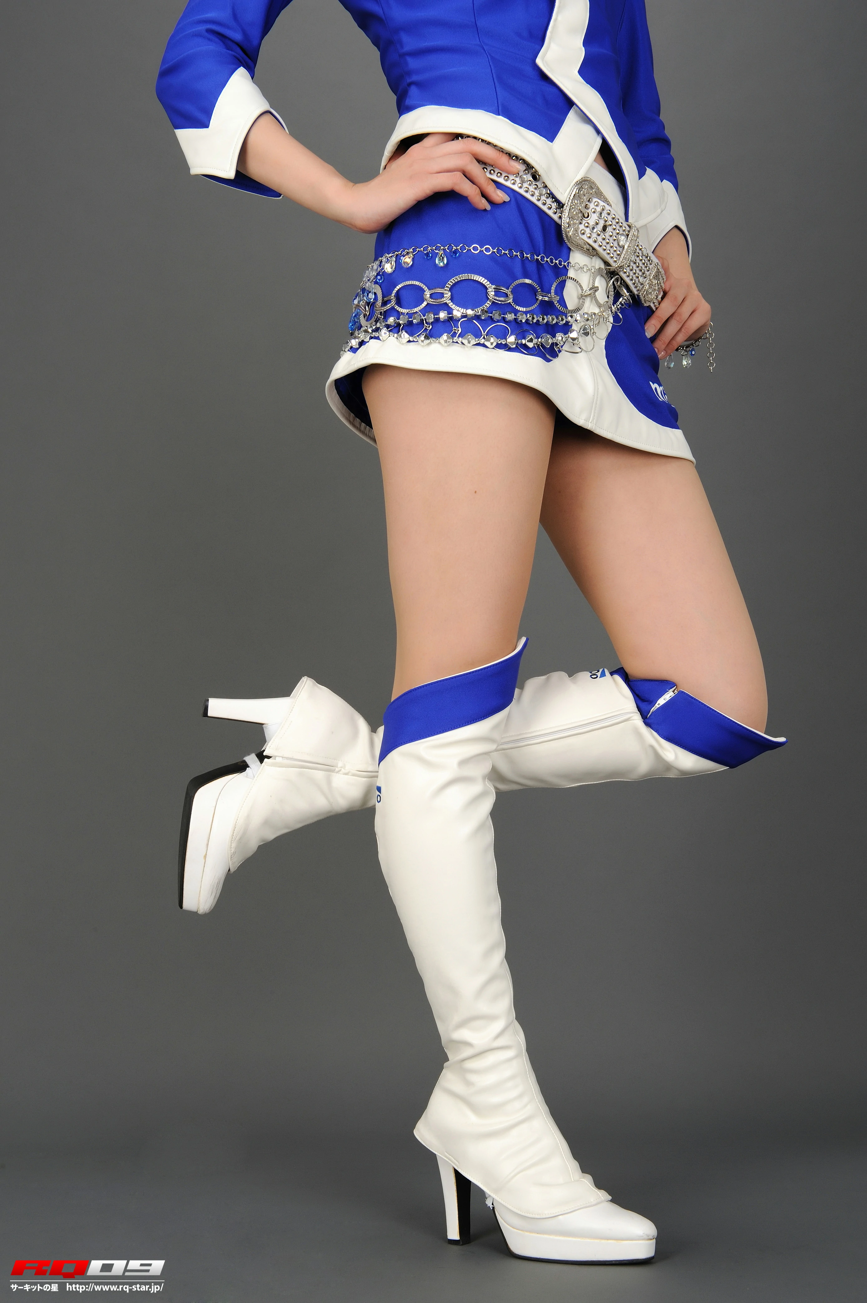 [RQ-STAR写真]NO.00234 杉澤友香（杉泽友香，Yuuka Sugisawa）蓝色赛车女郎制服与短裙性感私房写真集,